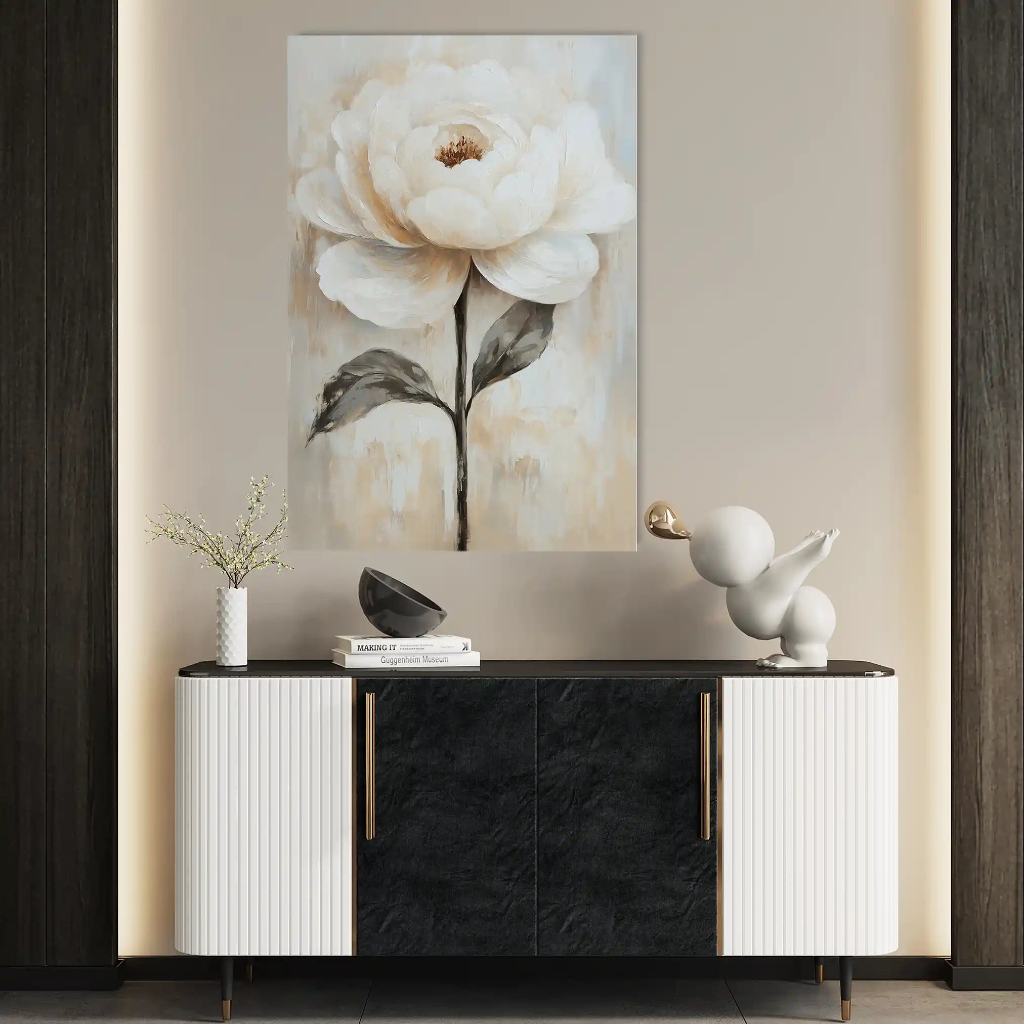 Floral Canvas Wall Art WAD1486-F 90 x 60 cm / Stretched on hidden frame