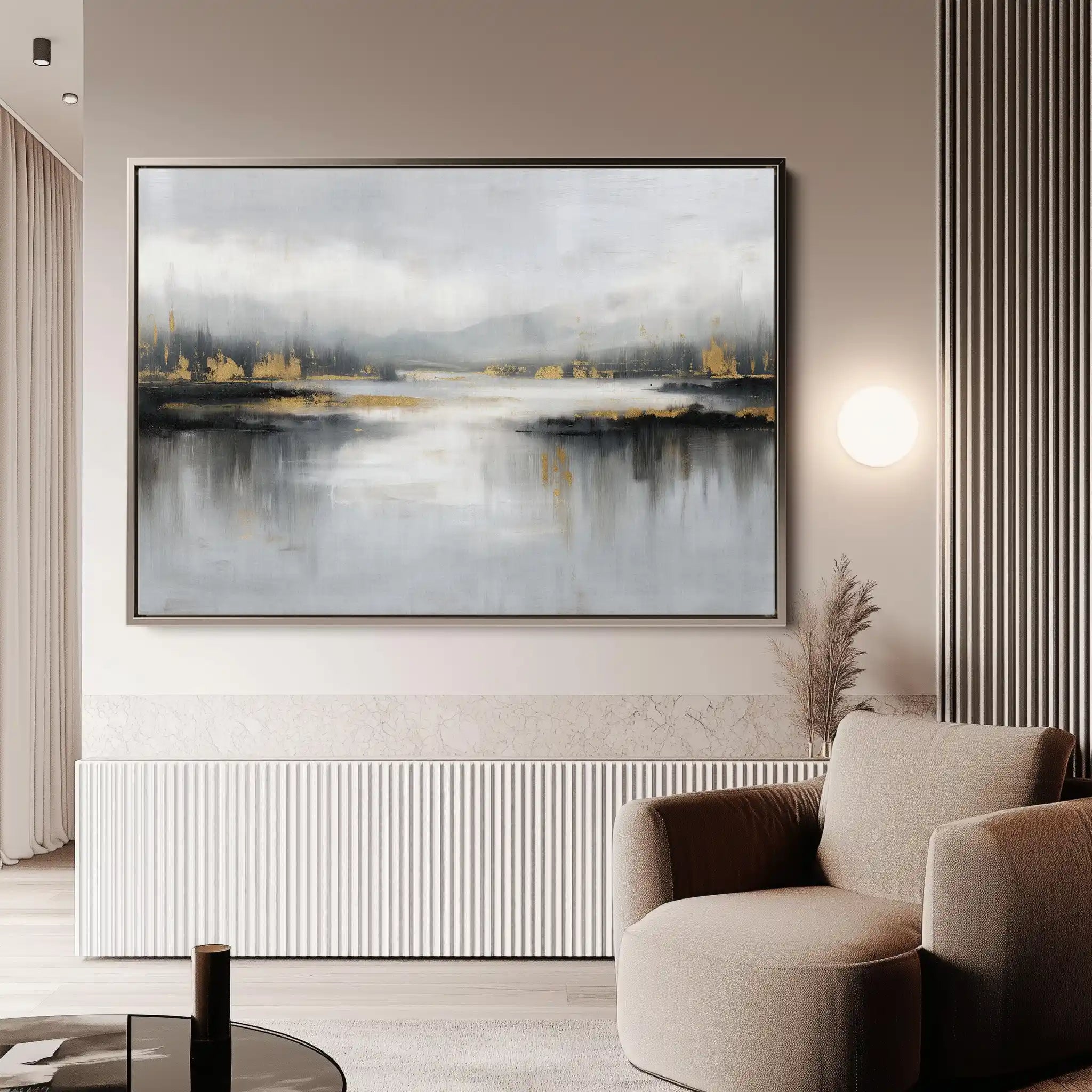 Abstract 1489 Canvas Art 60 x 40 cm / Stretched on hidden frame