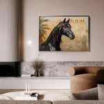 Horses 149 Canvas Art 90 x 60 cm / Stretched on hidden frame