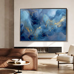 Abstract 1491 Canvas Art 60 x 40 cm / Stretched on hidden frame