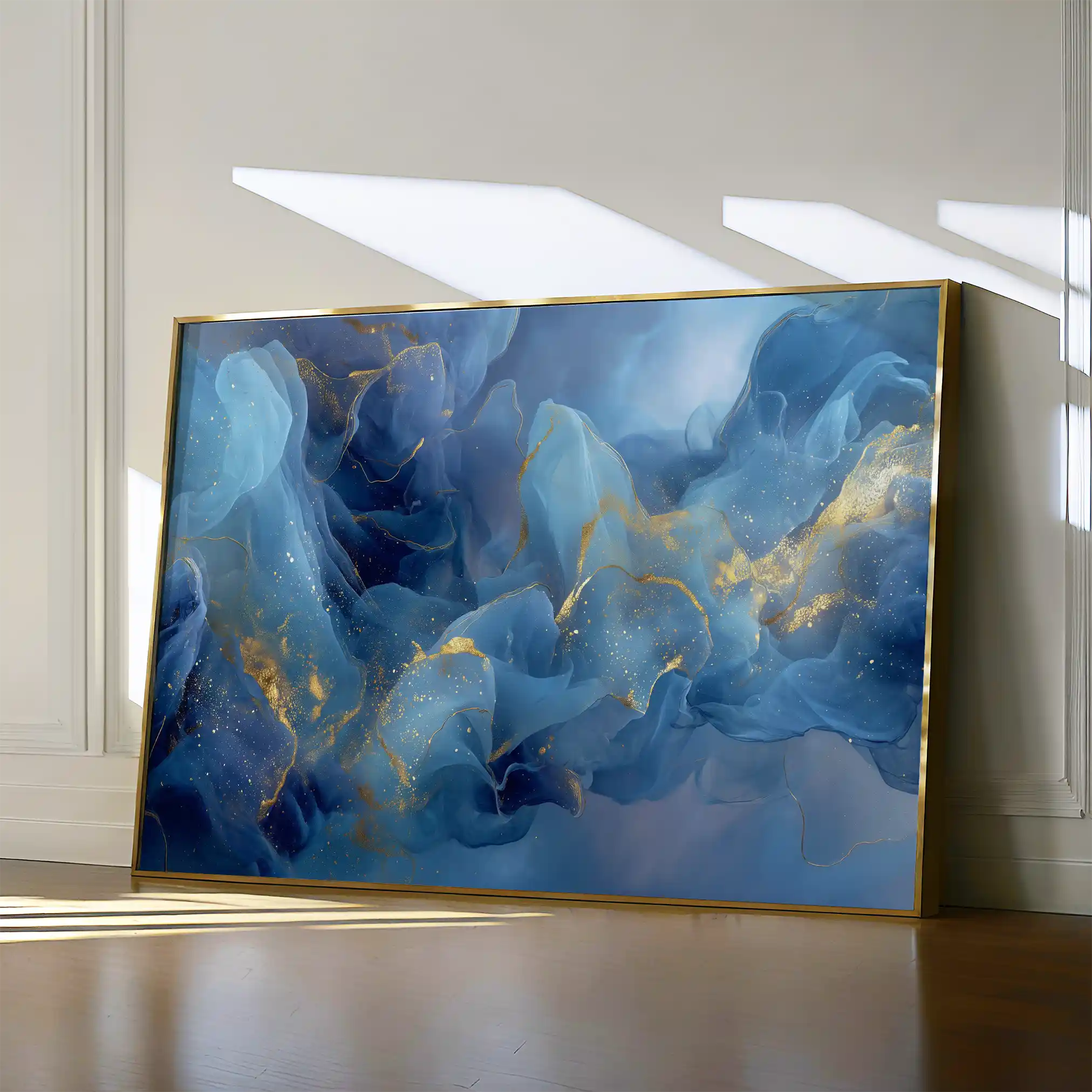 Abstract 1491 Canvas Art 60 x 40 cm / Stretched on hidden frame
