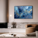 Abstract 1491 Canvas Art 60 x 40 cm / Stretched on hidden frame