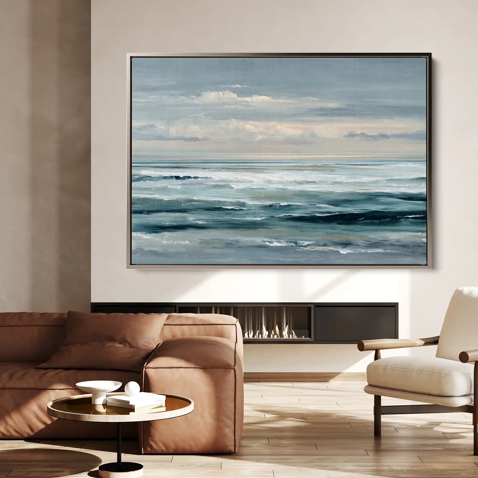 Abstract 1492 Canvas Art 60 x 40 cm / Stretched on hidden frame