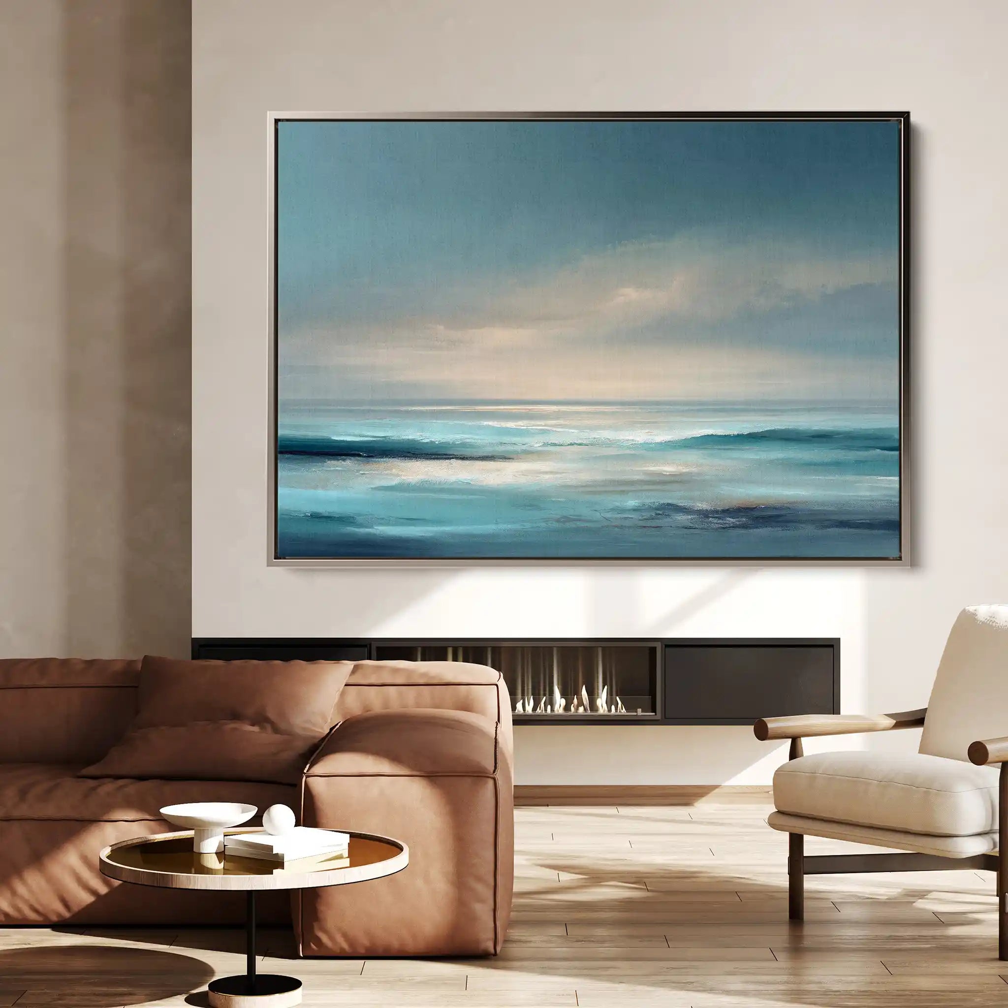 Abstract 1494 Canvas Art 60 x 40 cm / Stretched on hidden frame