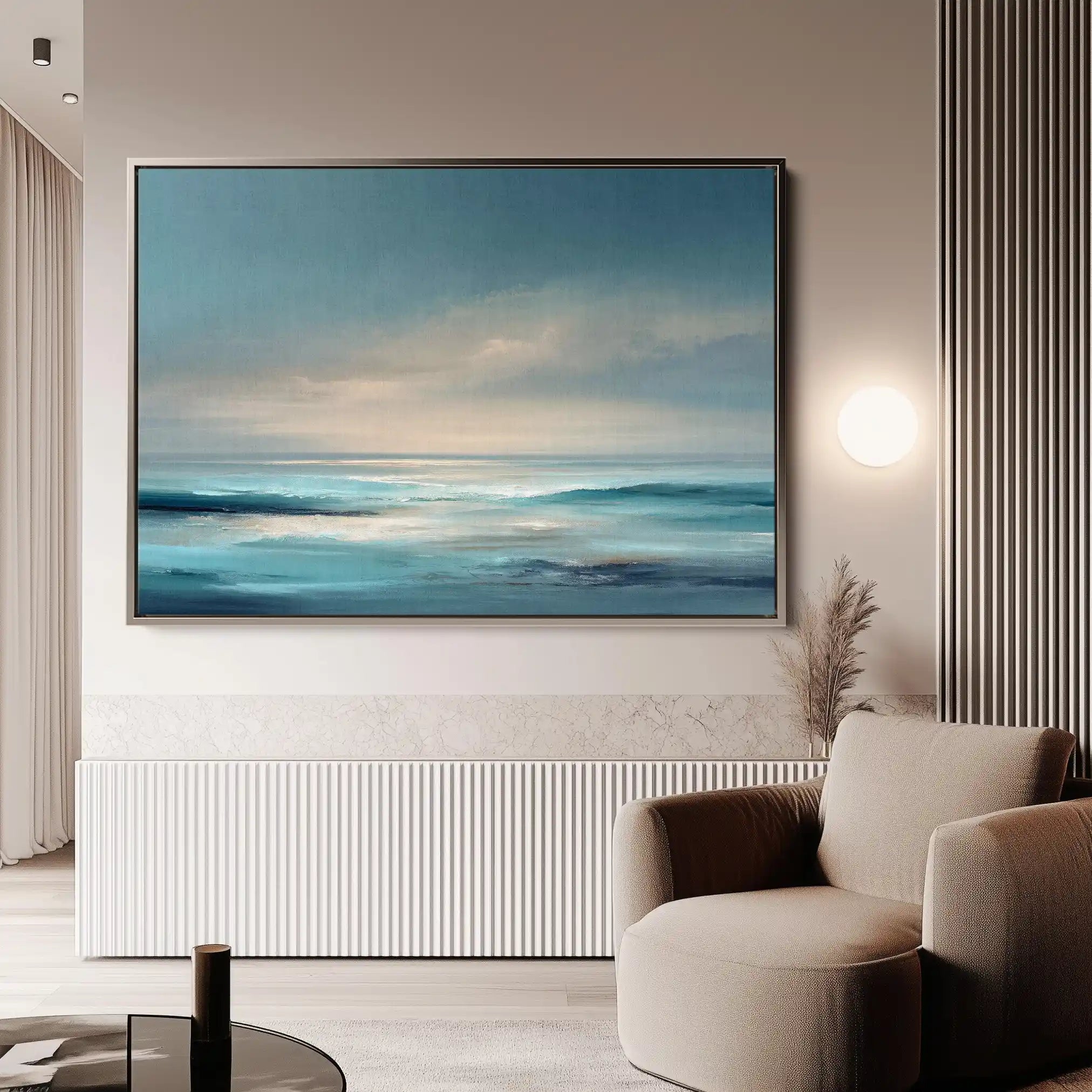Abstract 1494 Canvas Art 60 x 40 cm / Stretched on hidden frame