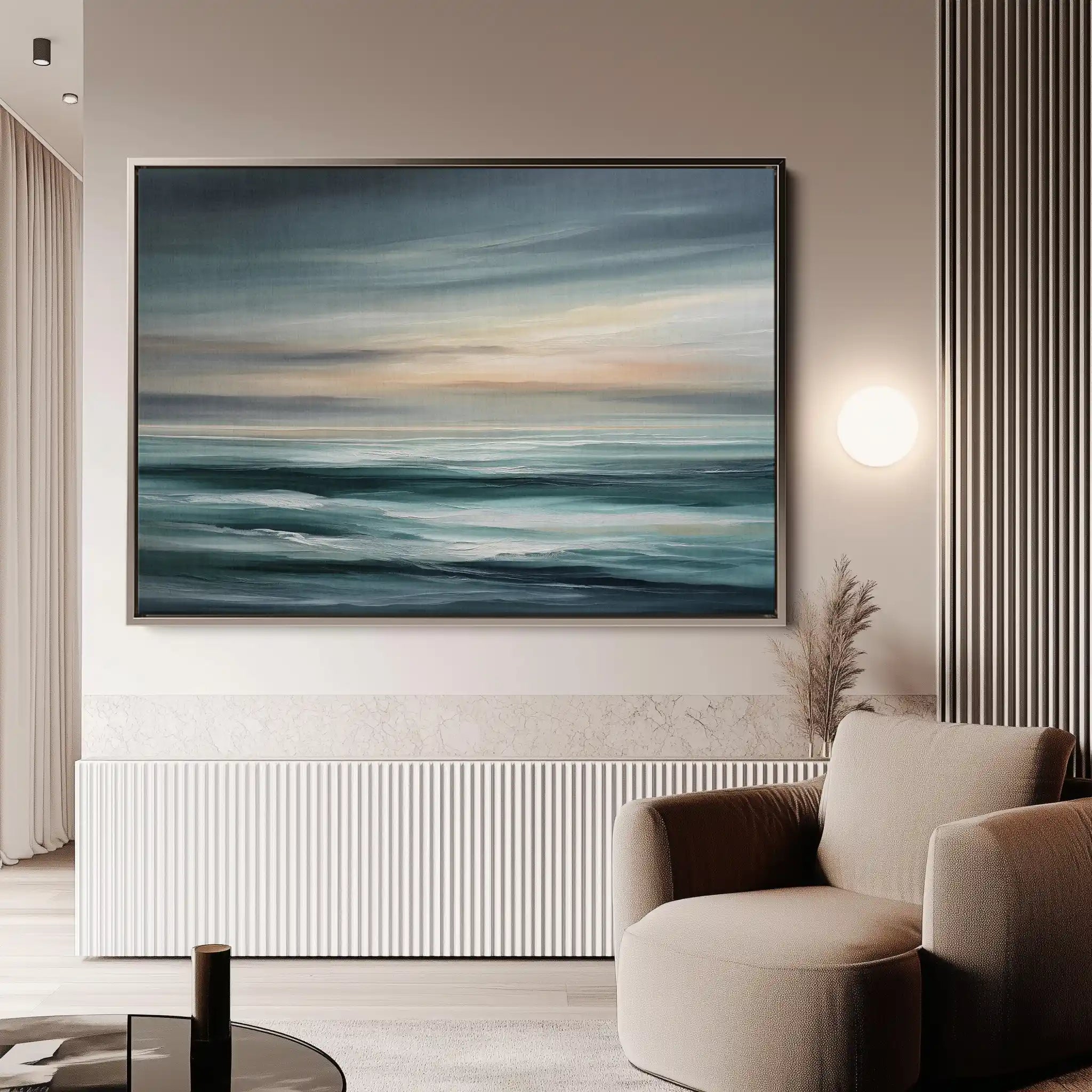 Abstract 1495 Canvas Art 60 x 40 cm / Stretched on hidden frame