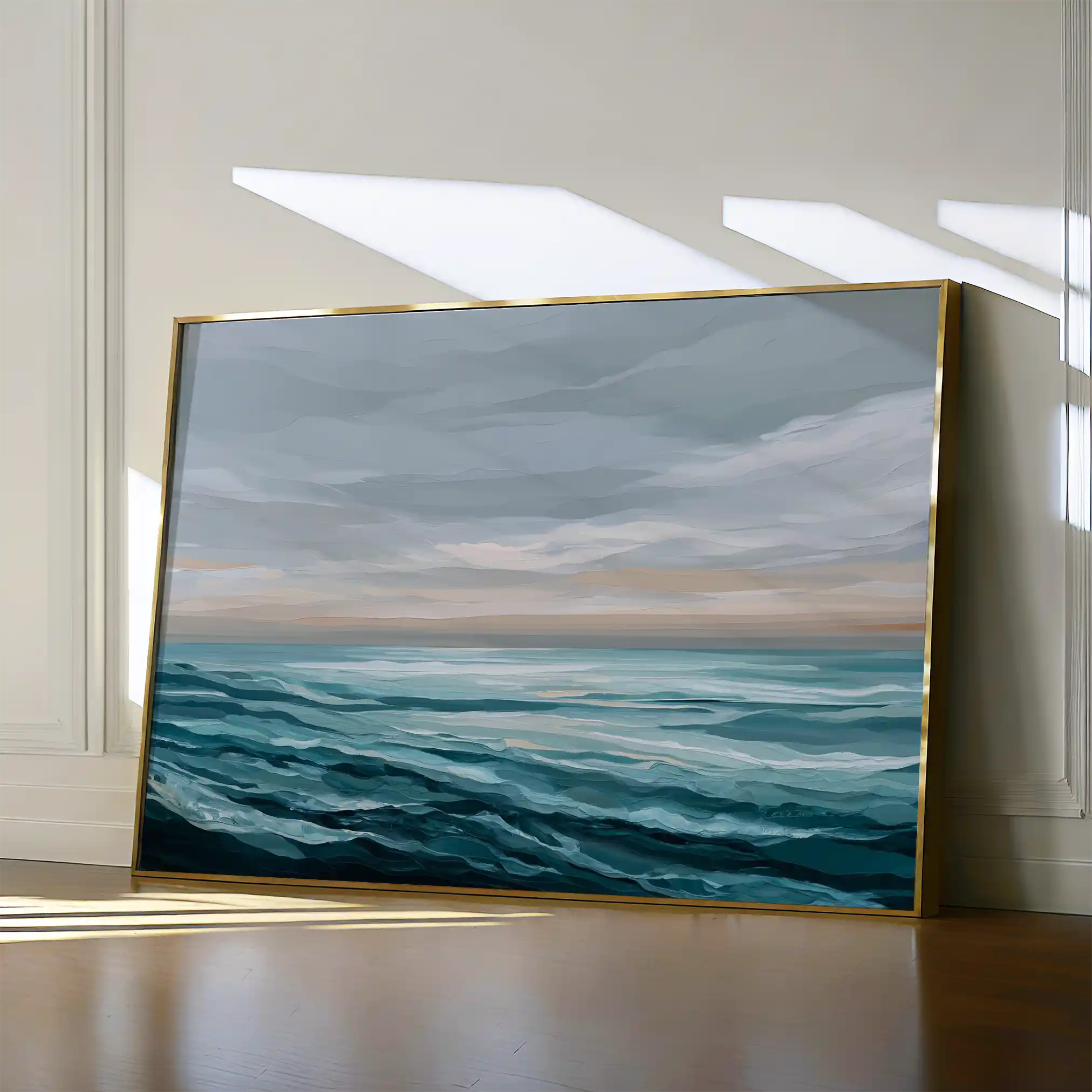 Abstract 1496 Canvas Art 60 x 40 cm / Stretched on hidden frame