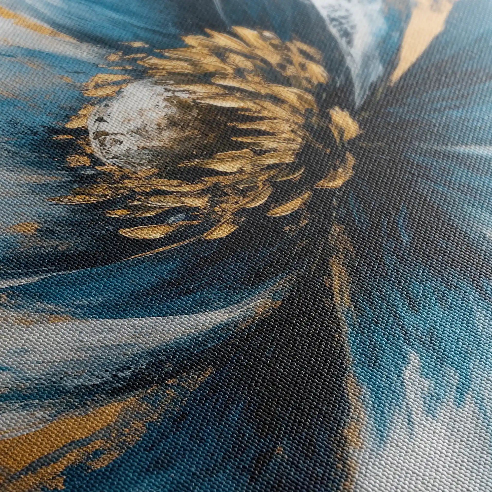 Floral Canvas Wall Art WAD1496-F 90 x 60 cm / Stretched on hidden frame