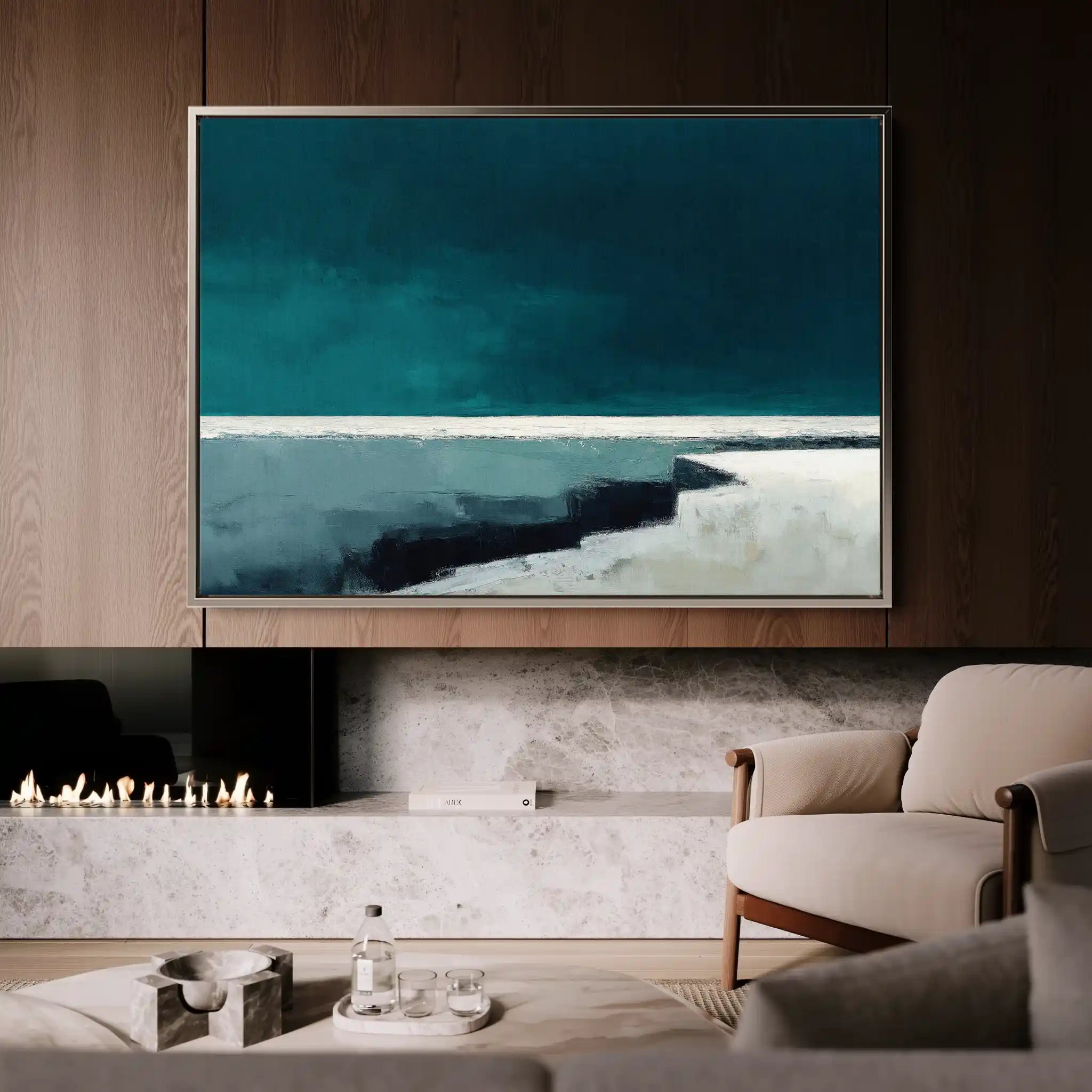 Abstract 1499 Canvas Art 60 x 40 cm / Stretched on hidden frame