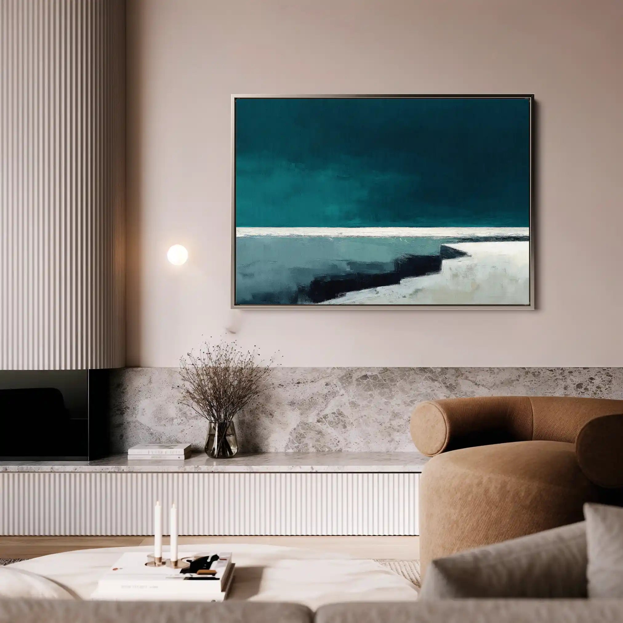 Abstract 1499 Canvas Art 60 x 40 cm / Stretched on hidden frame