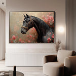 Horses 150 Canvas Art 90 x 60 cm / Stretched on hidden frame