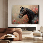 Horses 150 Canvas Art 90 x 60 cm / Stretched on hidden frame