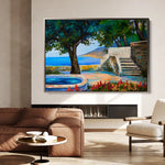 Landscape 150 Canvas Art 90 x 60 cm / Stretched on hidden frame
