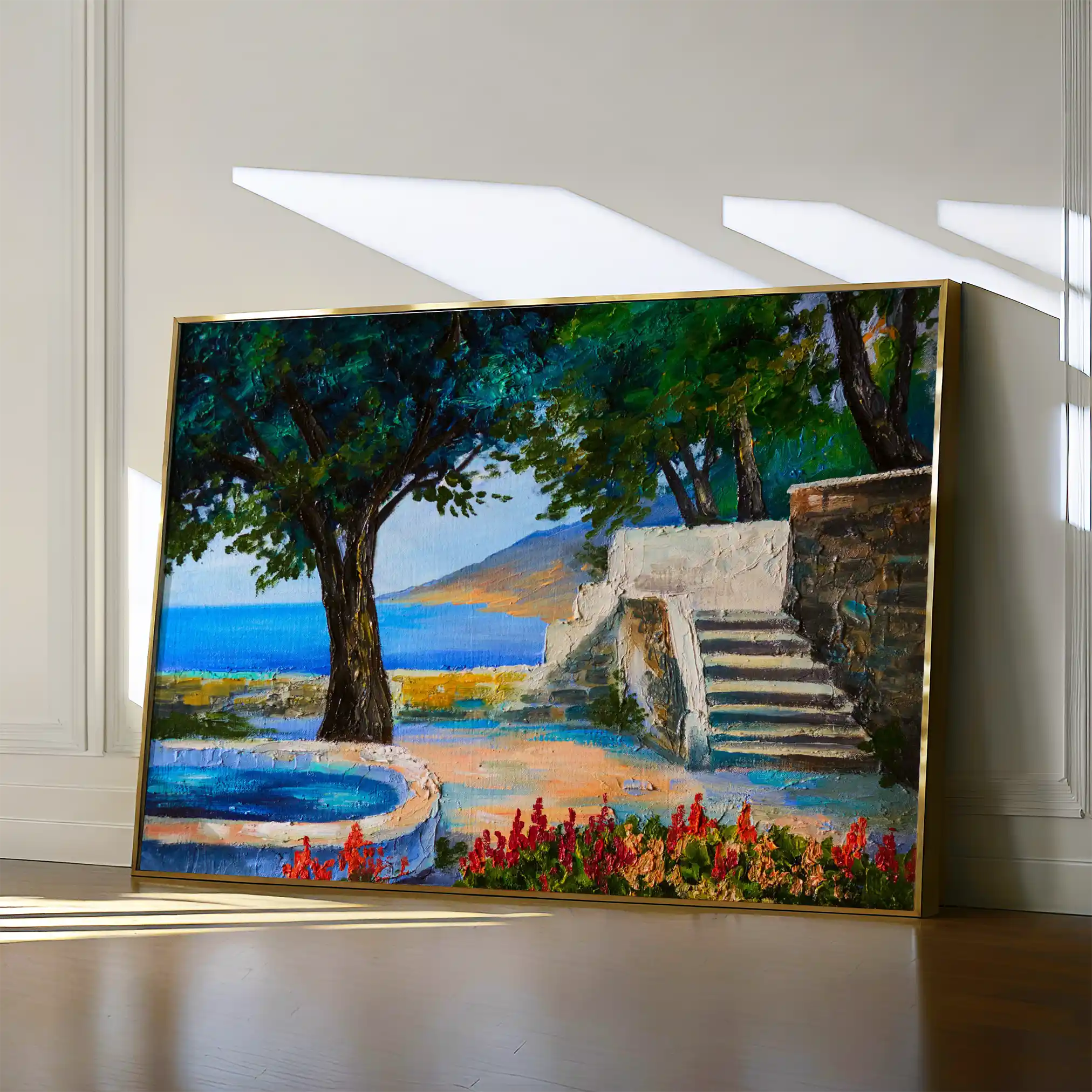 Landscape 150 Canvas Art 90 x 60 cm / Stretched on hidden frame