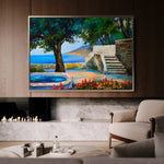 Landscape 150 Canvas Art 90 x 60 cm / Stretched on hidden frame
