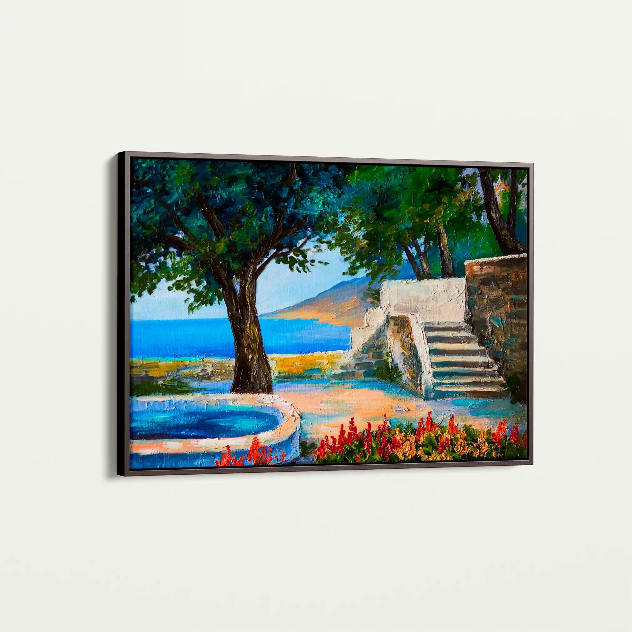Landscape 150 Canvas Art 90 x 60 cm / Stretched on hidden frame