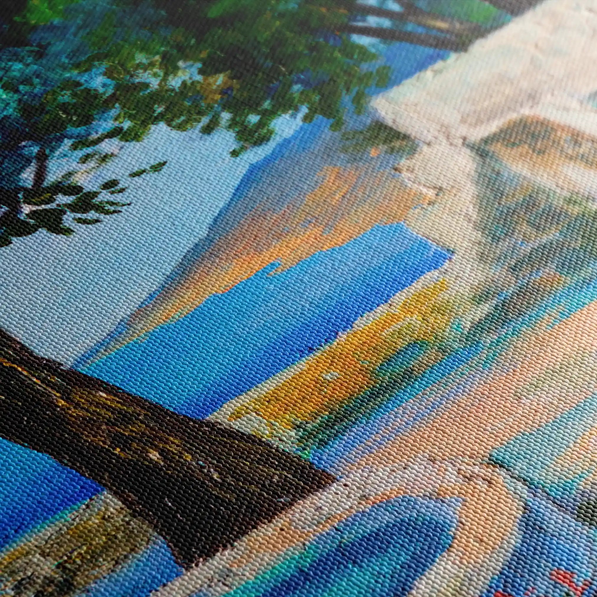 Landscape 150 Canvas Art 90 x 60 cm / Stretched on hidden frame