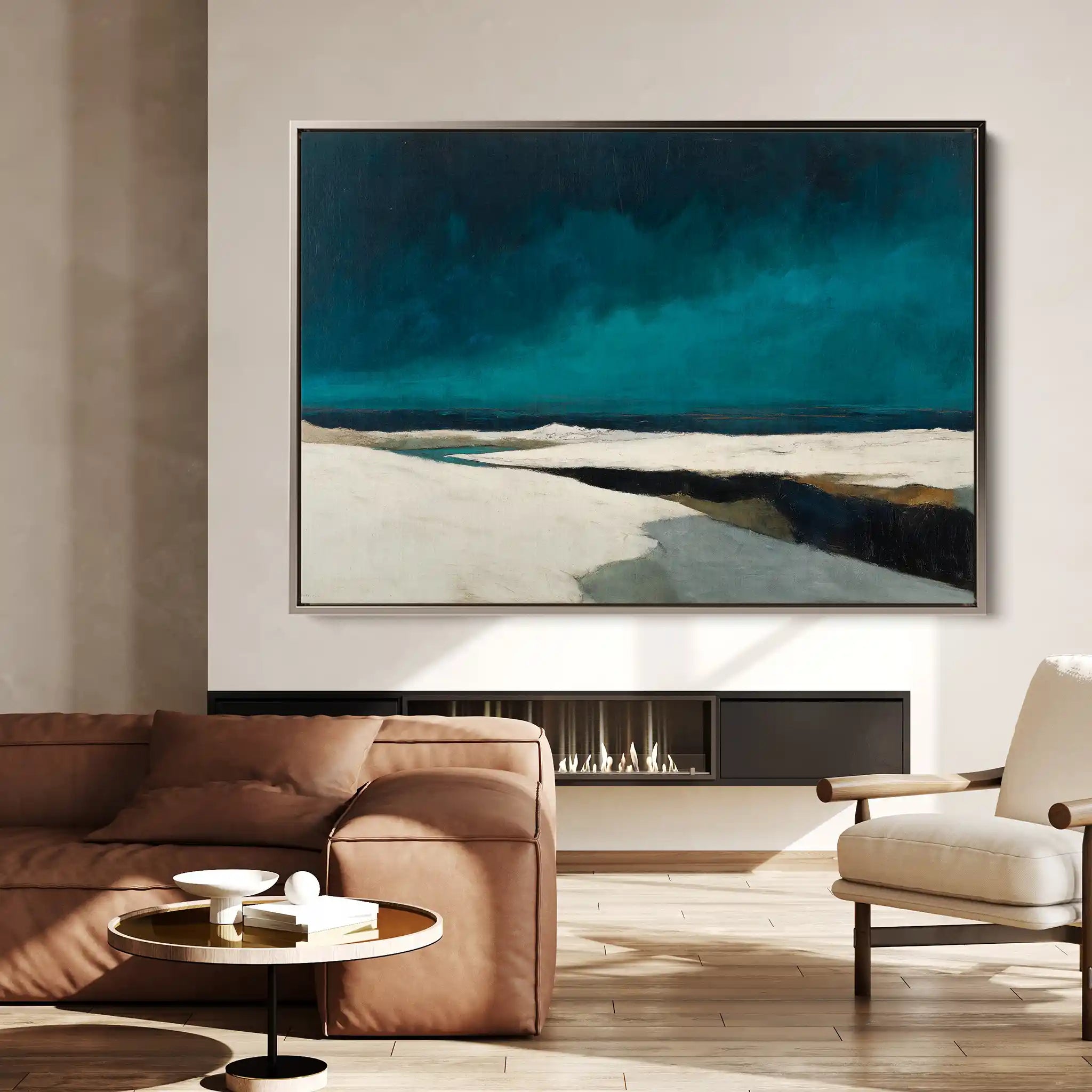 Abstract 1500 Canvas Art 60 x 40 cm / Stretched on hidden frame