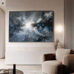 Abstract 1501 Canvas Art 60 x 40 cm / Stretched on hidden frame