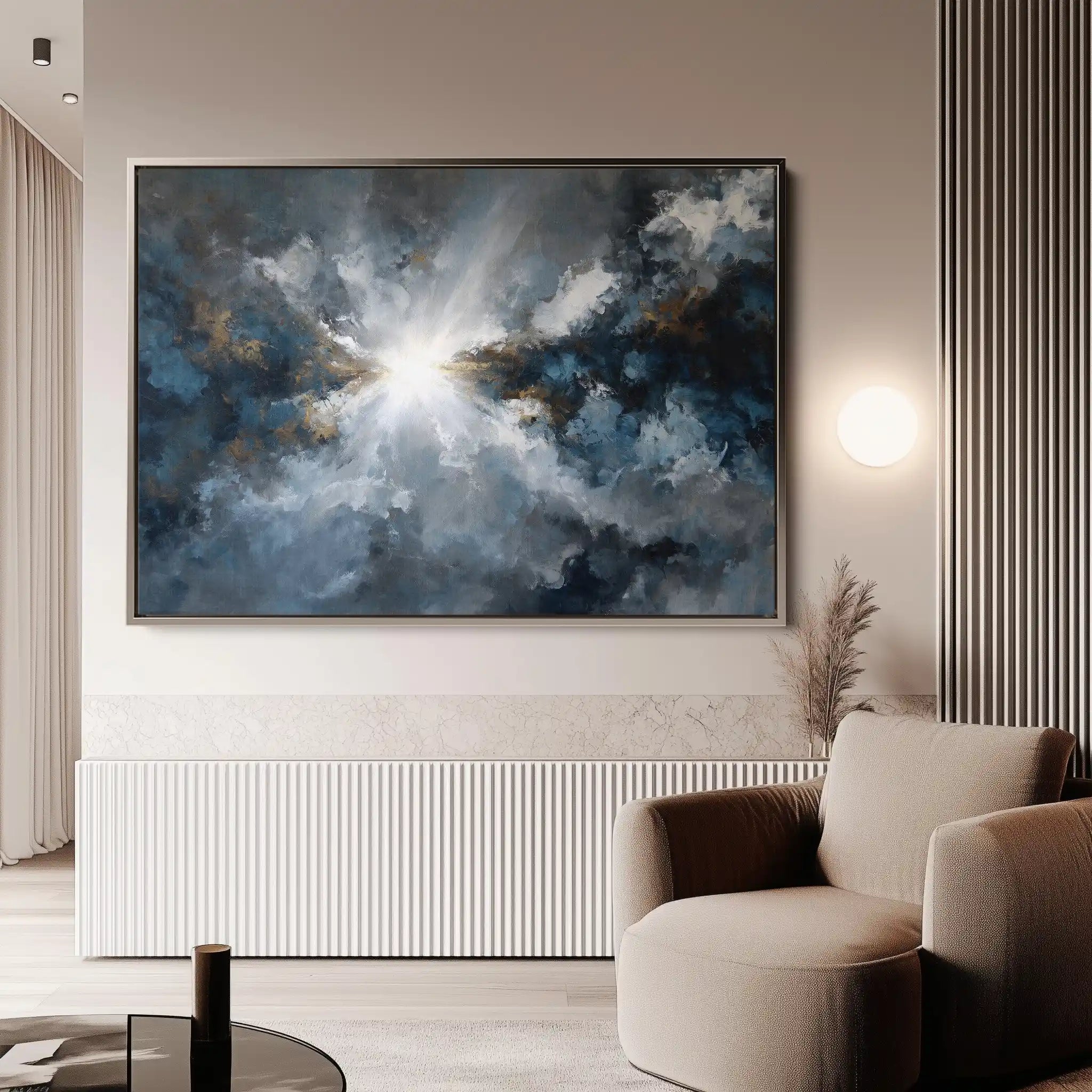 Abstract 1501 Canvas Art 60 x 40 cm / Stretched on hidden frame