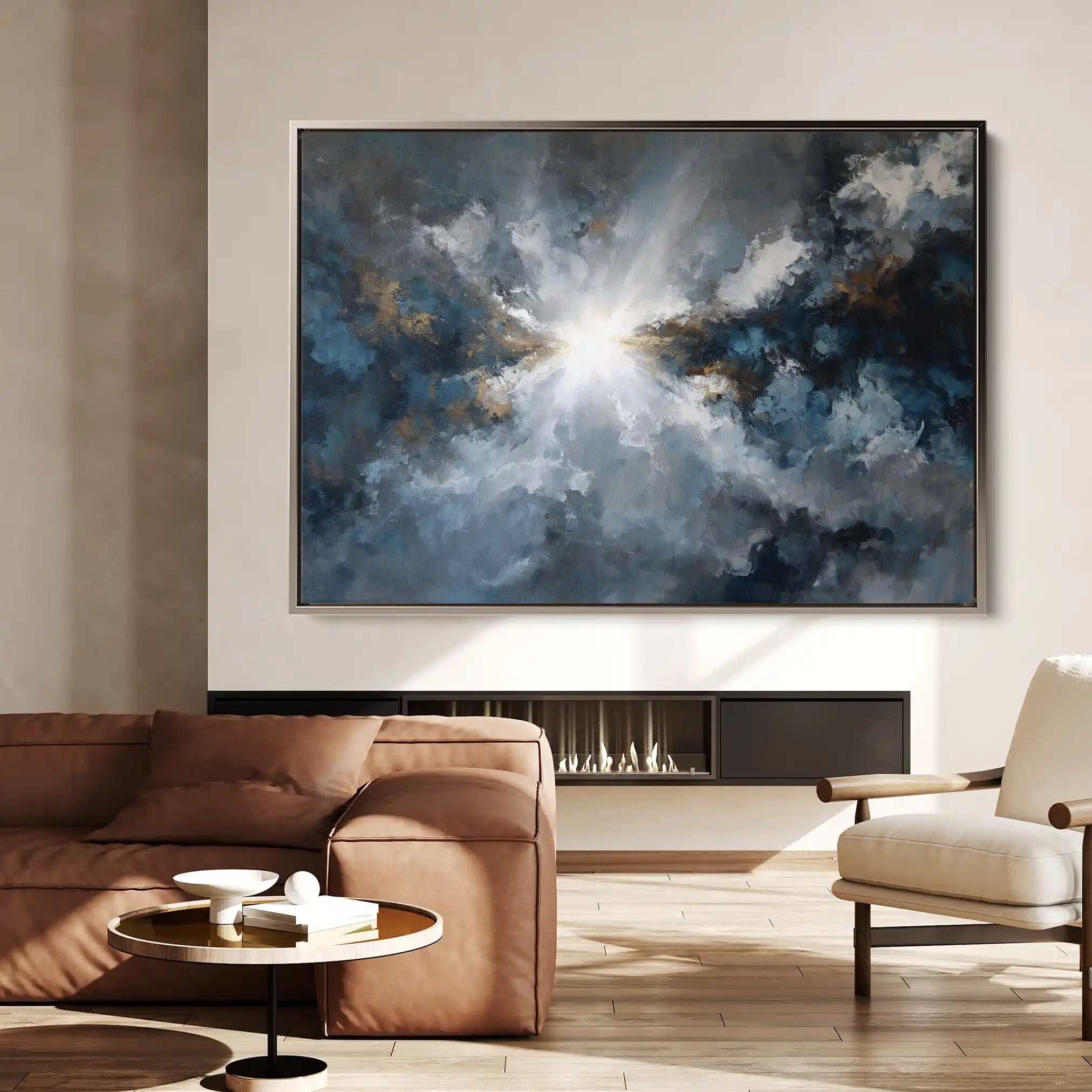 Abstract 1501 Canvas Art 60 x 40 cm / Stretched on hidden frame