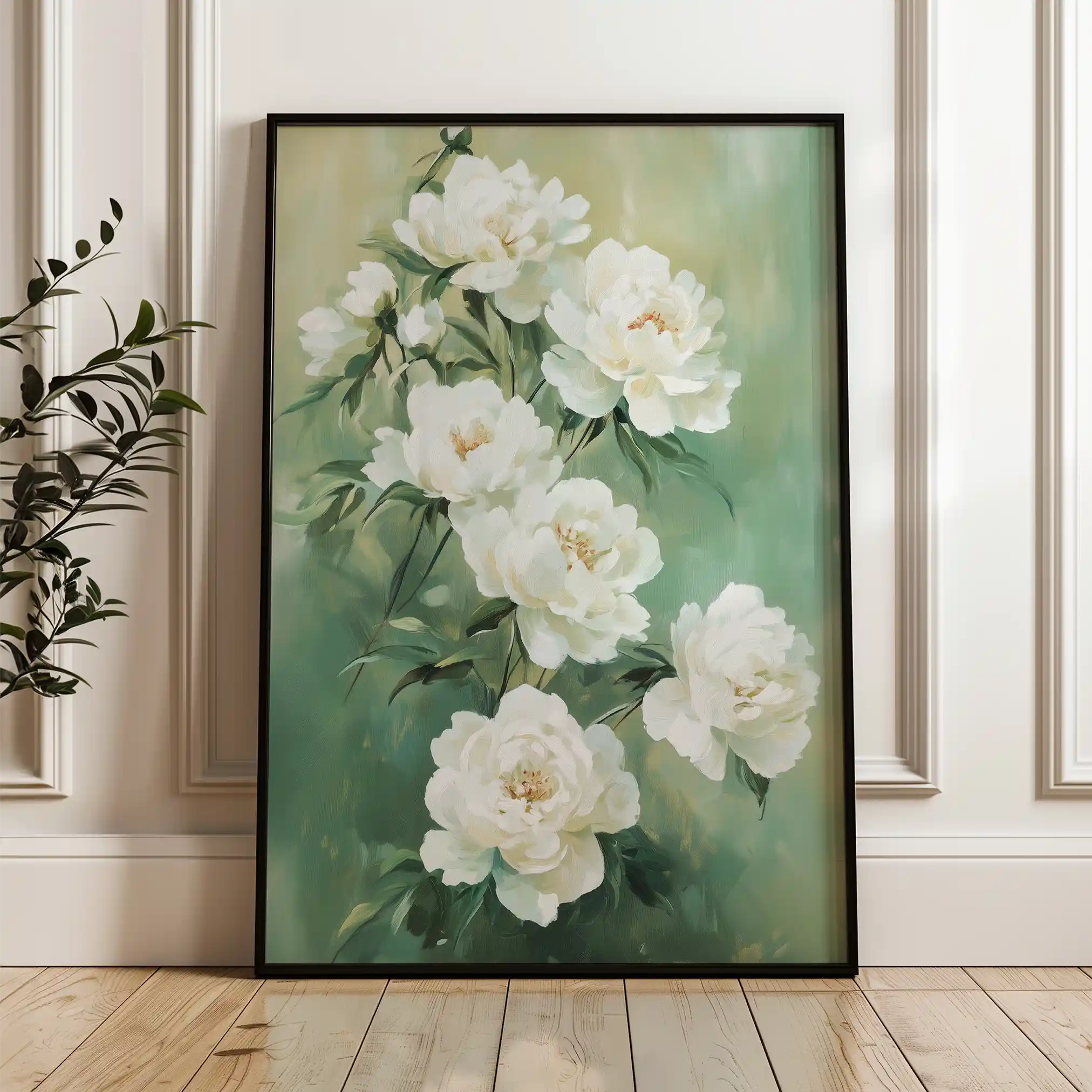 Floral Canvas Wall Art WAD1502-F 90 x 60 cm / Stretched on hidden frame