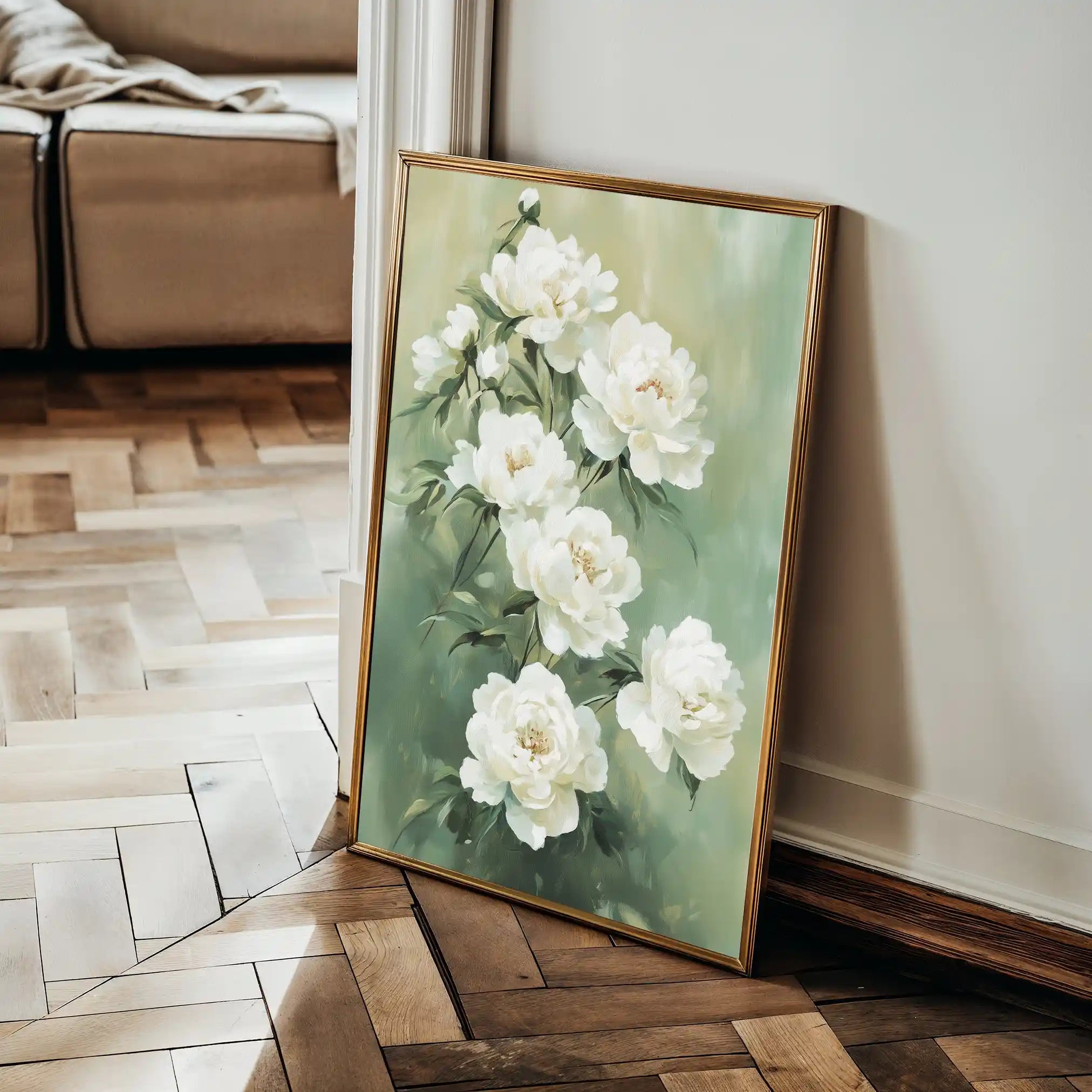 Floral Canvas Wall Art WAD1502-F 90 x 60 cm / Stretched on hidden frame