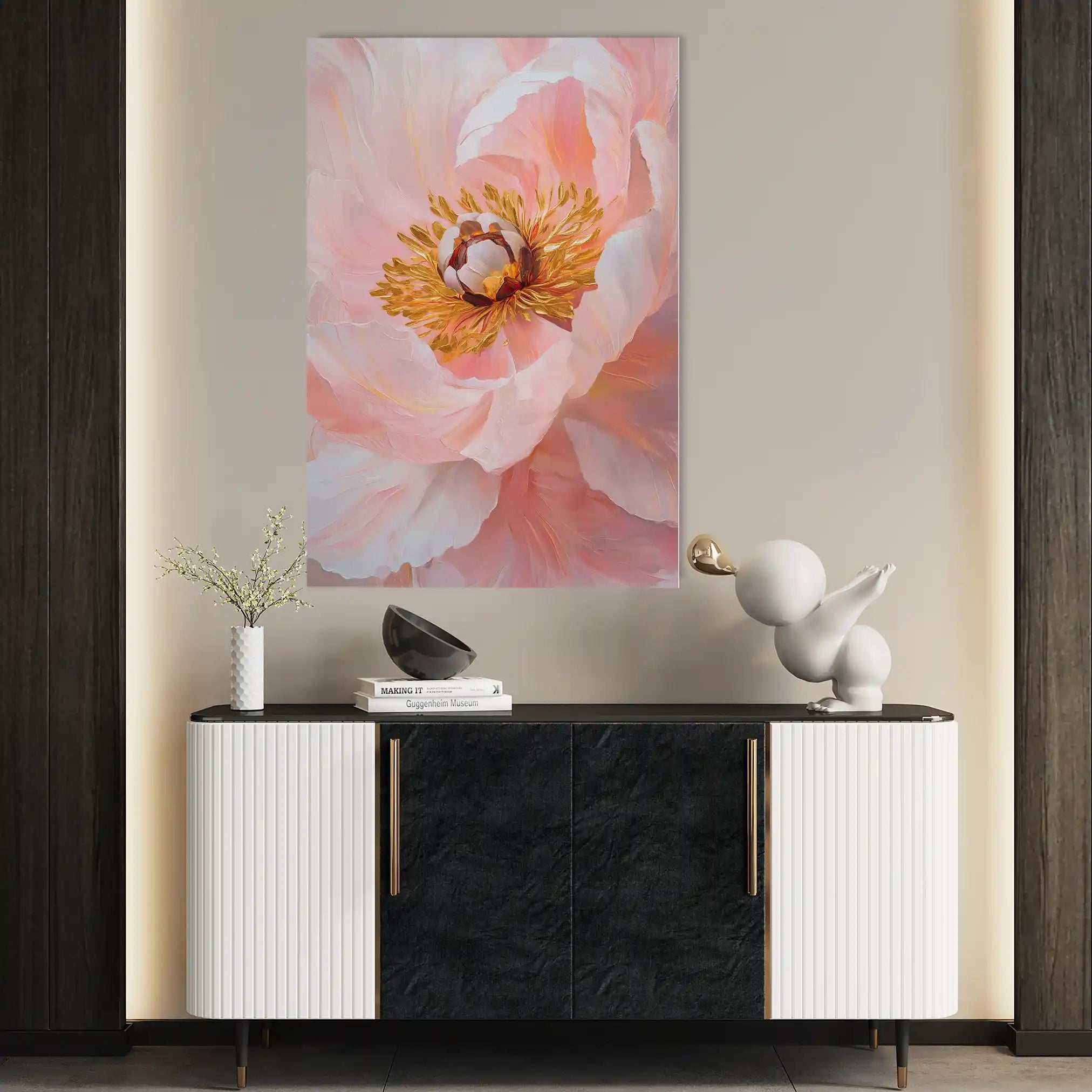 Floral Canvas Wall Art WAD1505-F 90 x 60 cm / Stretched on hidden frame