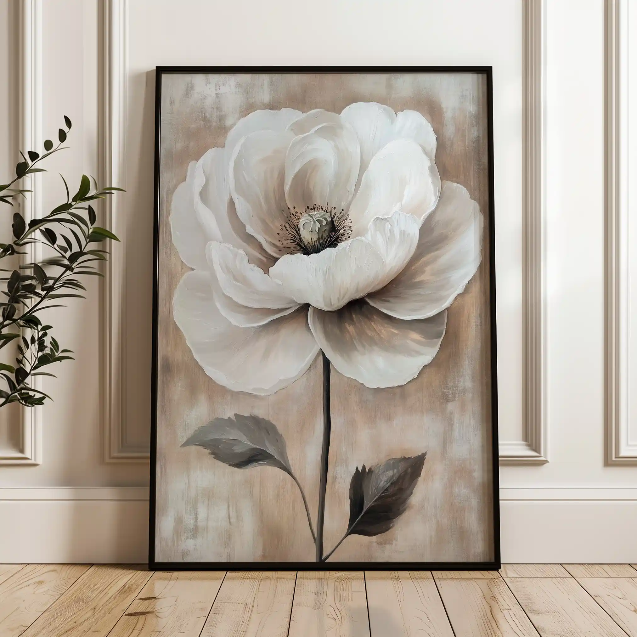 Floral Canvas Wall Art WAD1506-F 90 x 60 cm / Stretched on hidden frame
