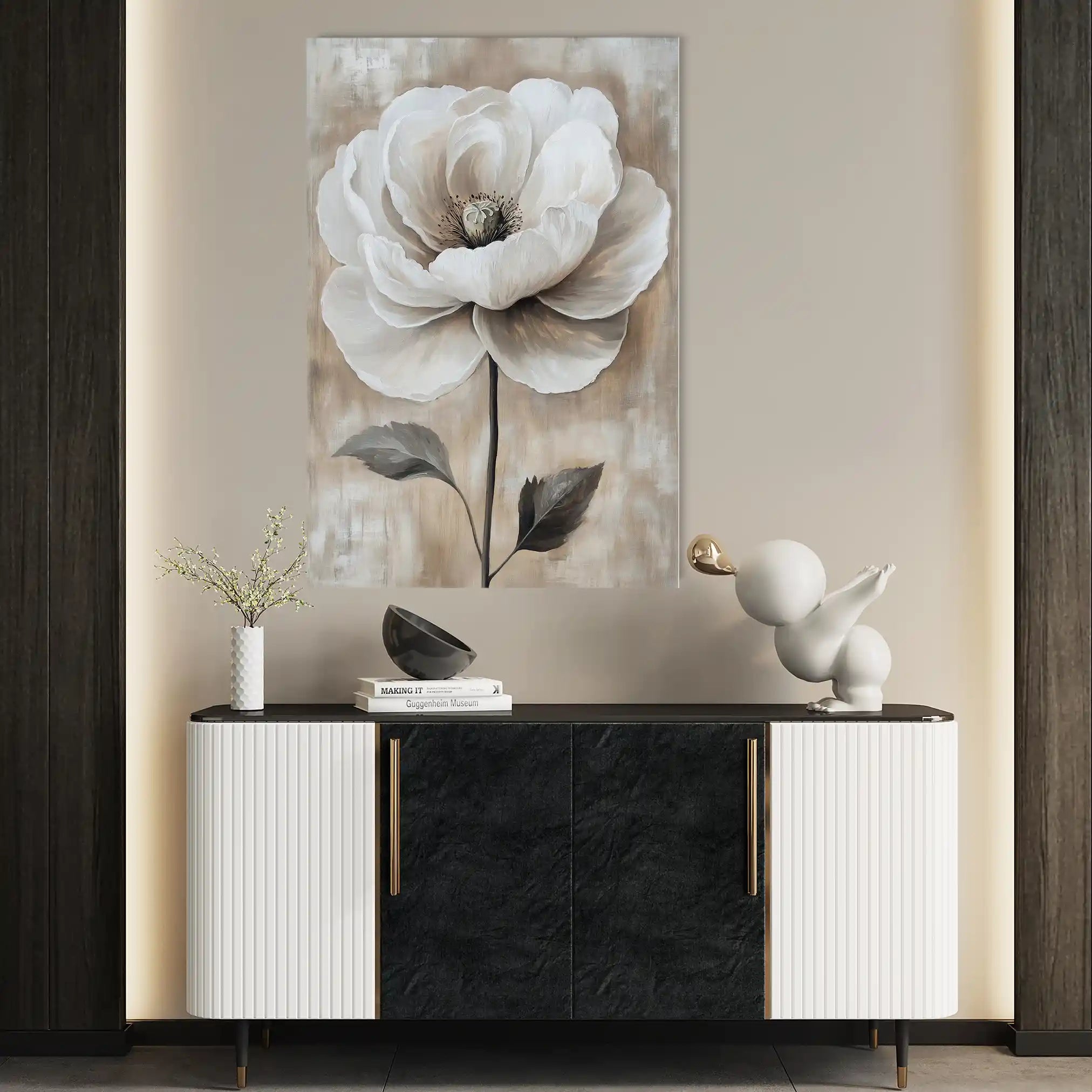 Floral Canvas Wall Art WAD1506-F 90 x 60 cm / Stretched on hidden frame