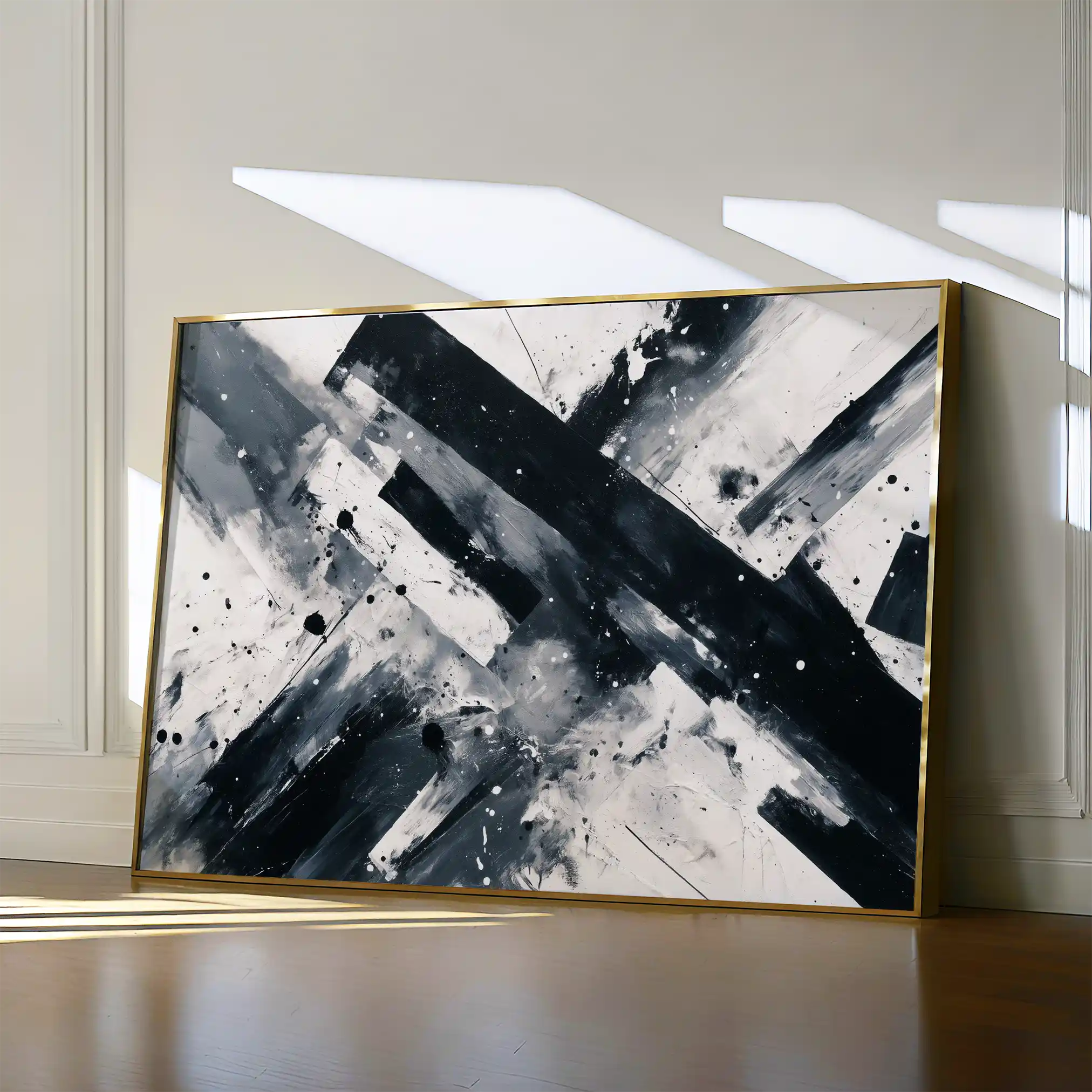 Abstract 1508 Canvas Art 60 x 40 cm / Stretched on hidden frame