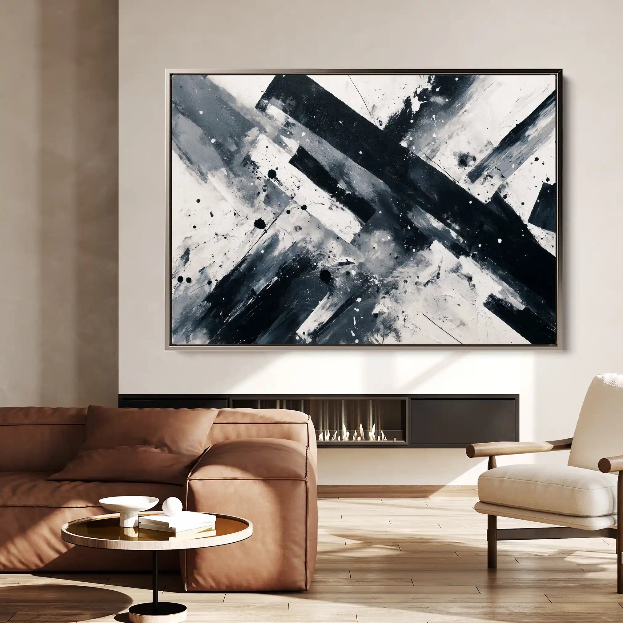 Abstract 1508 Canvas Art 60 x 40 cm / Stretched on hidden frame