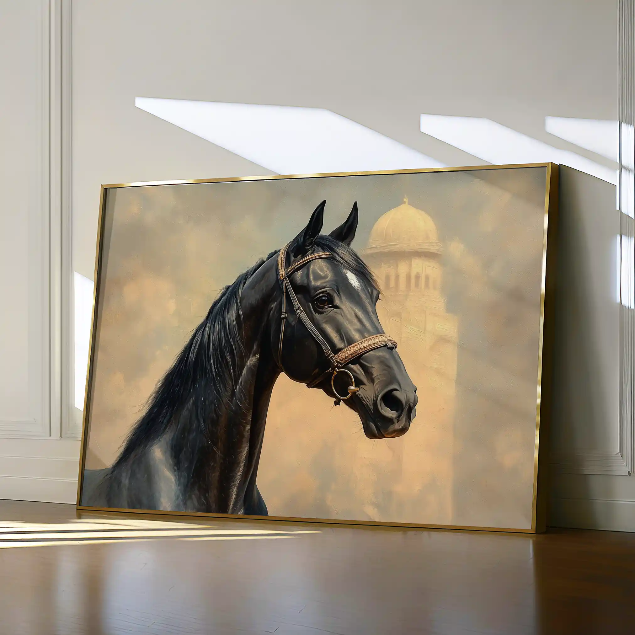 Horses 151 Canvas Art 90 x 60 cm / Stretched on hidden frame