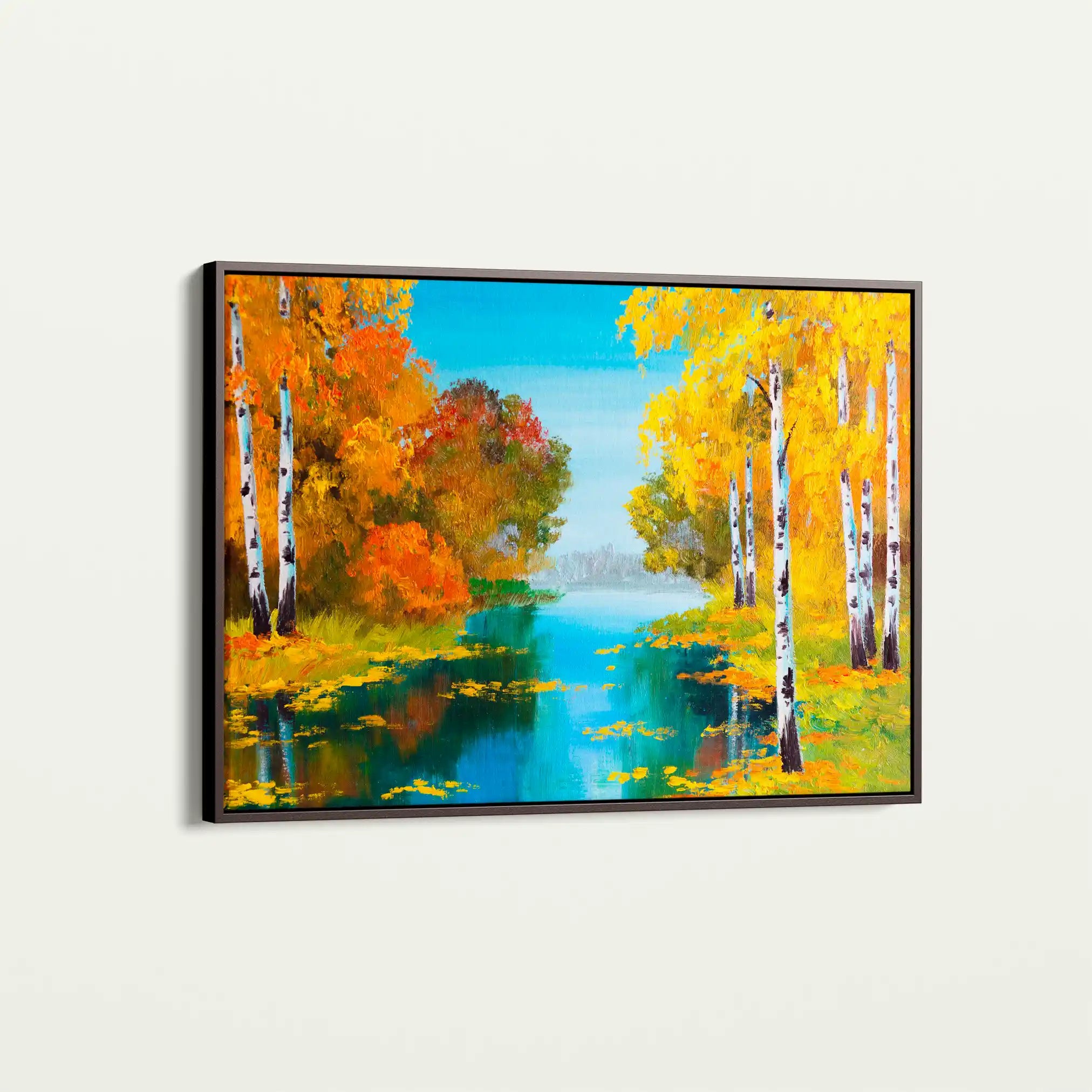 Landscape 151 Canvas Art 90 x 60 cm / Stretched on hidden frame