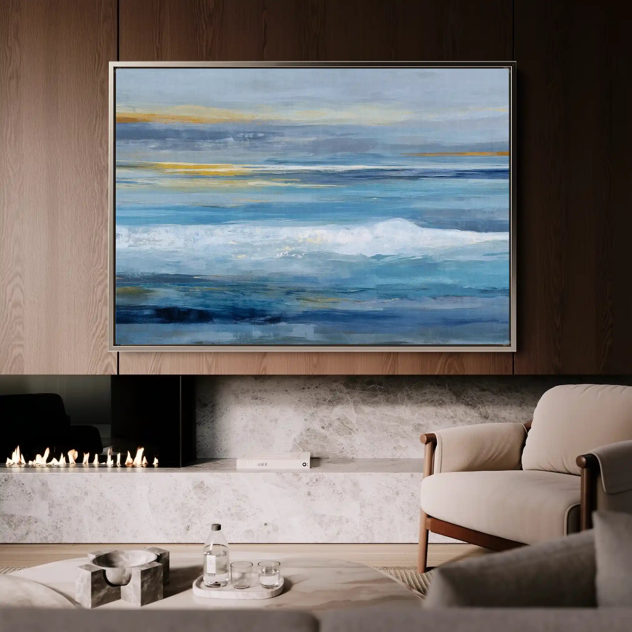 Abstract 1510 Canvas Art 60 x 40 cm / Stretched on hidden frame