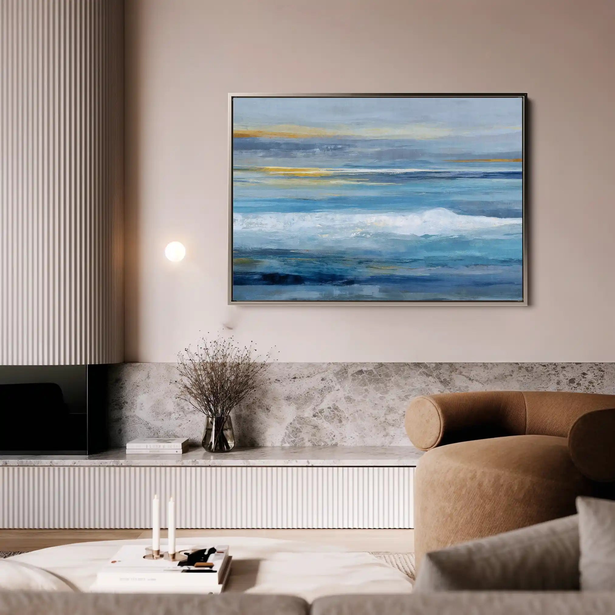 Abstract 1510 Canvas Art 60 x 40 cm / Stretched on hidden frame