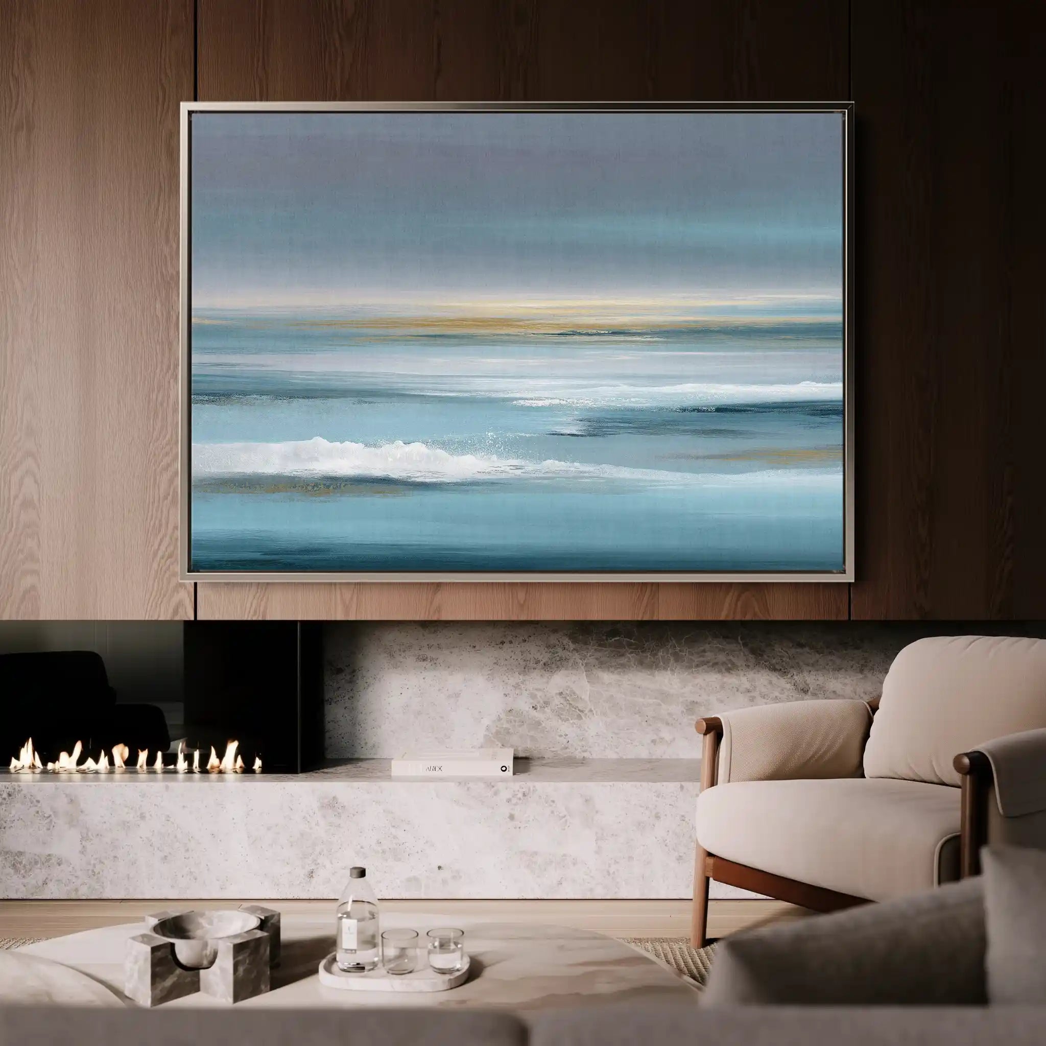 Abstract 1511 Canvas Art 60 x 40 cm / Stretched on hidden frame