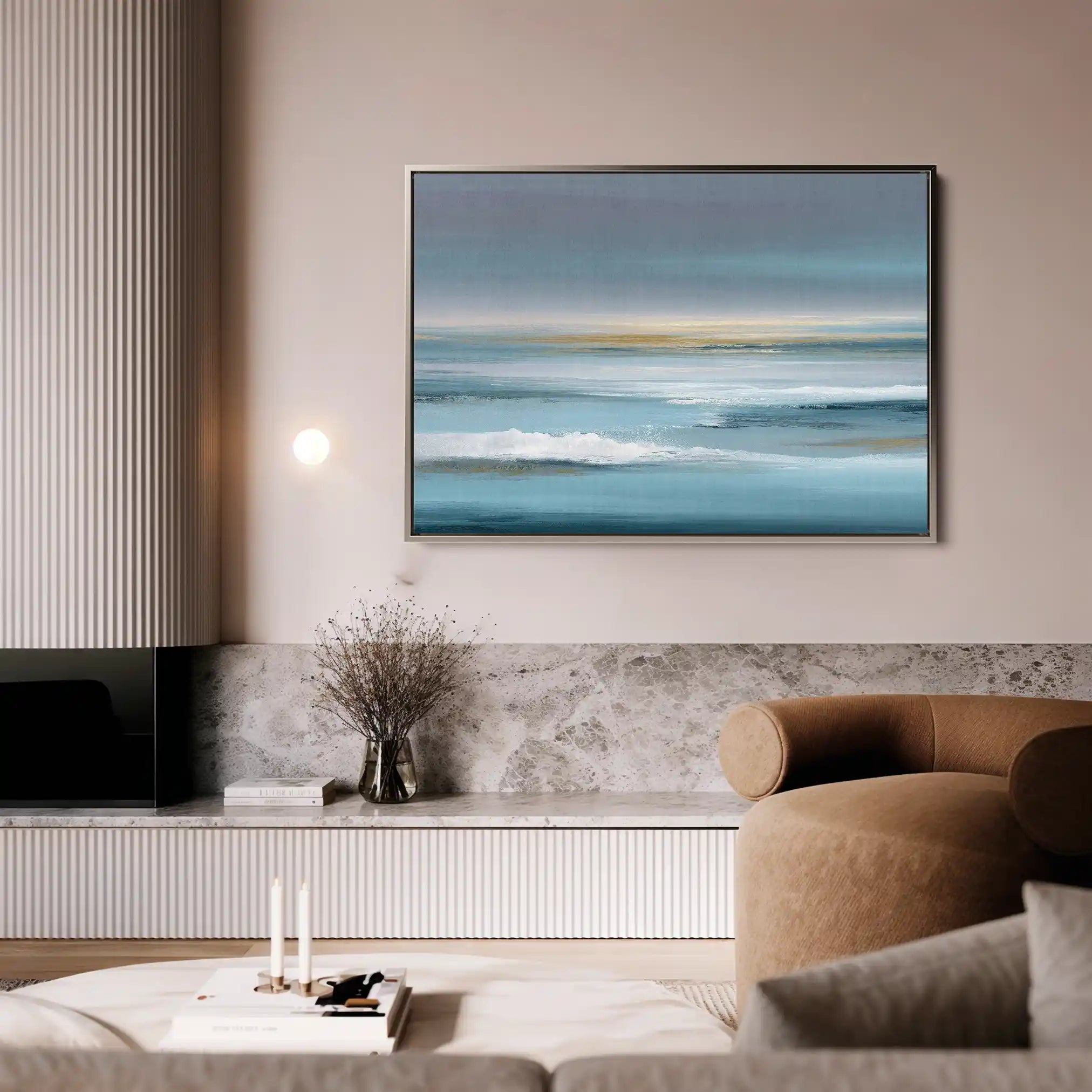 Abstract 1511 Canvas Art 60 x 40 cm / Stretched on hidden frame