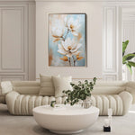 Floral Canvas Wall Art WAD1511-F 90 x 60 cm / Stretched on hidden frame