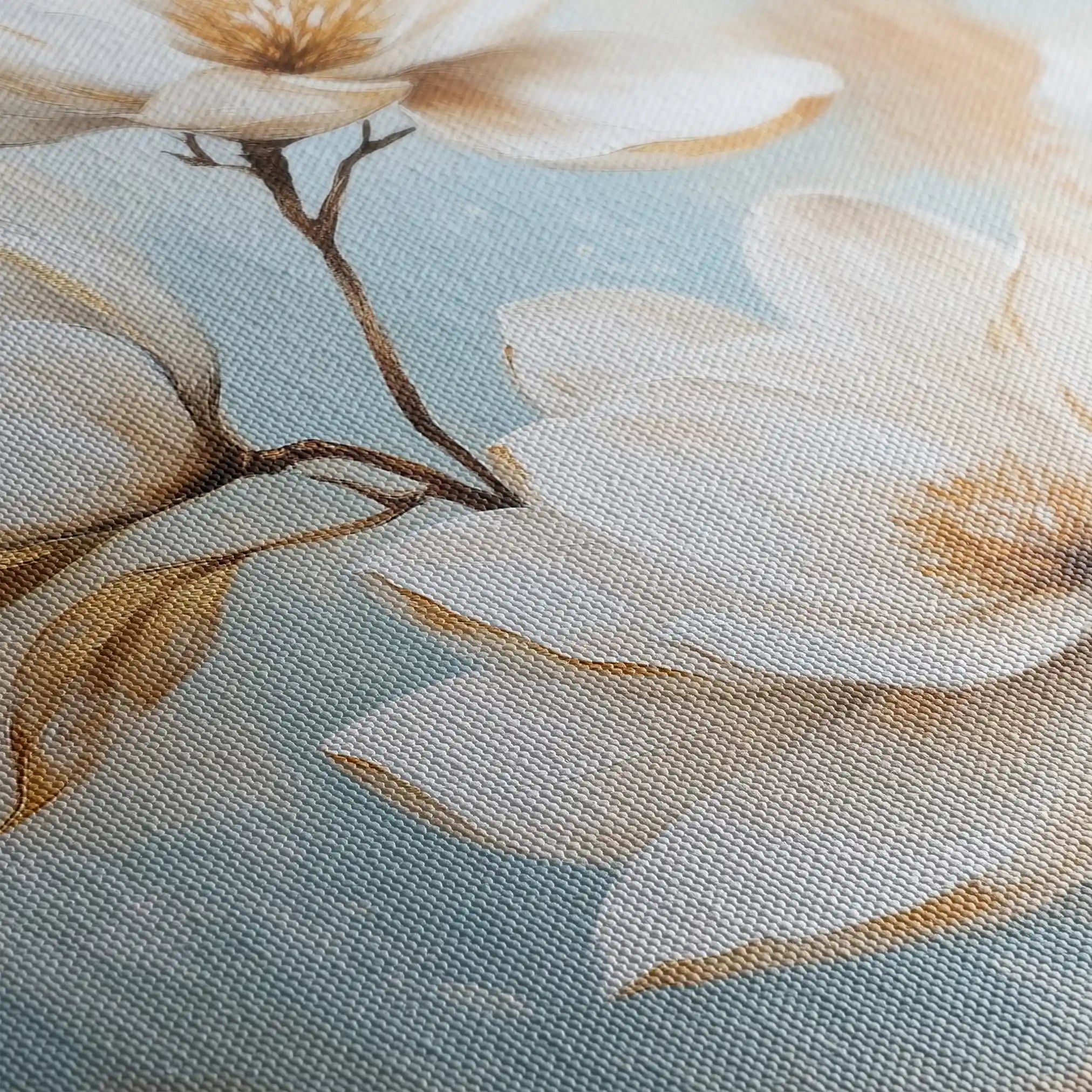 Floral Canvas Wall Art WAD1511-F 90 x 60 cm / Stretched on hidden frame