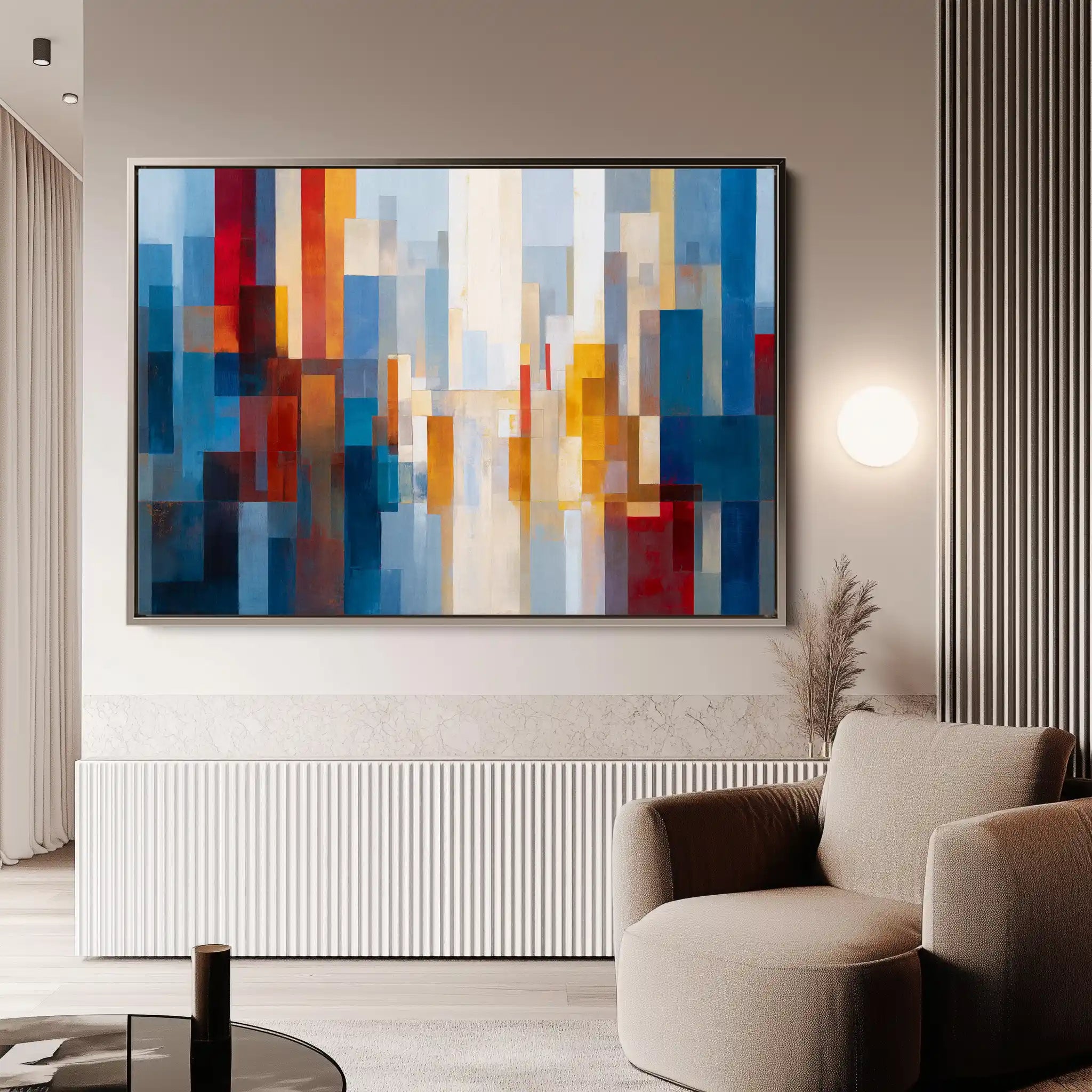 Abstract 1513 Canvas Art 60 x 40 cm / Stretched on hidden frame