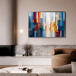 Abstract 1513 Canvas Art 60 x 40 cm / Stretched on hidden frame