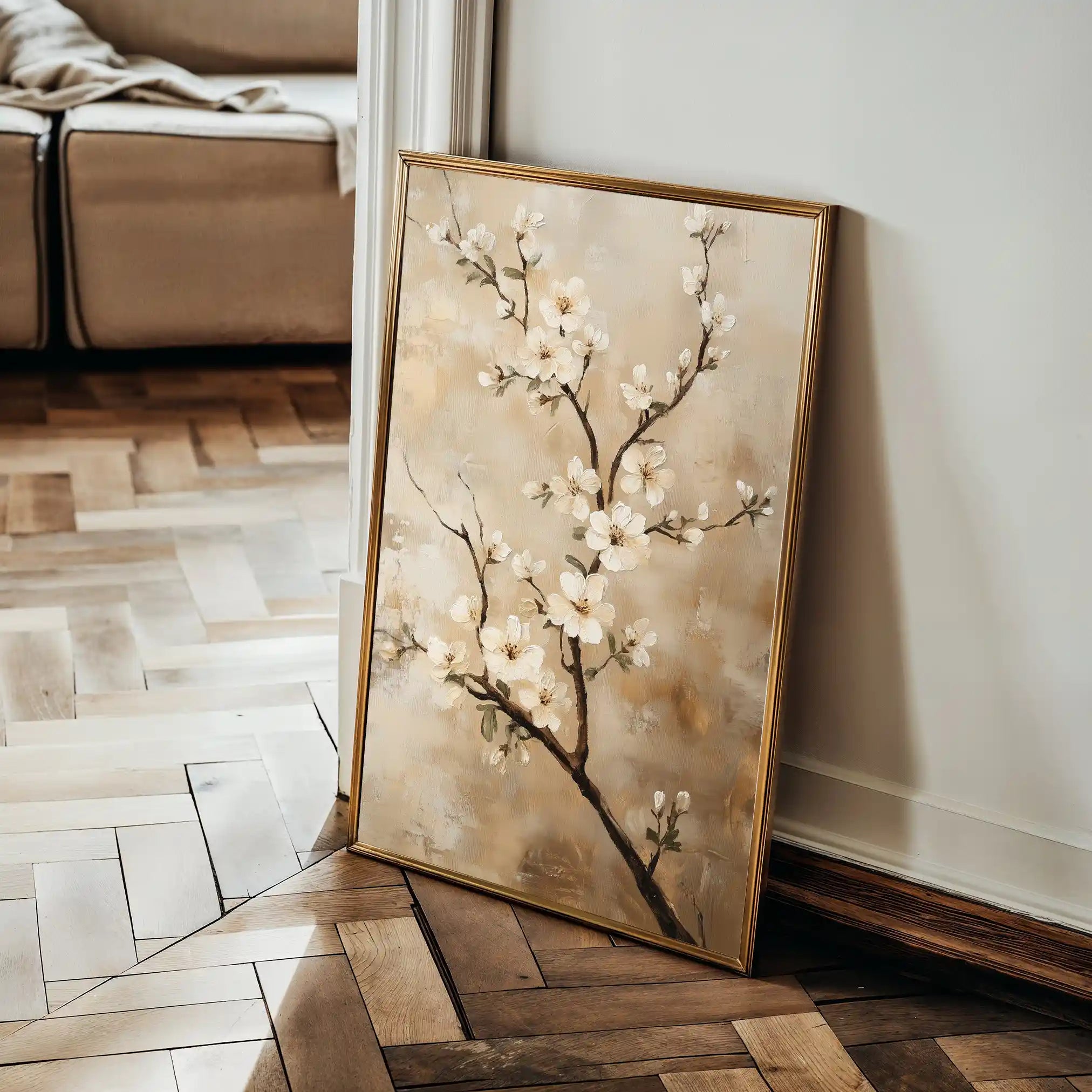 Floral Canvas Wall Art WAD1513-F 90 x 60 cm / Stretched on hidden frame