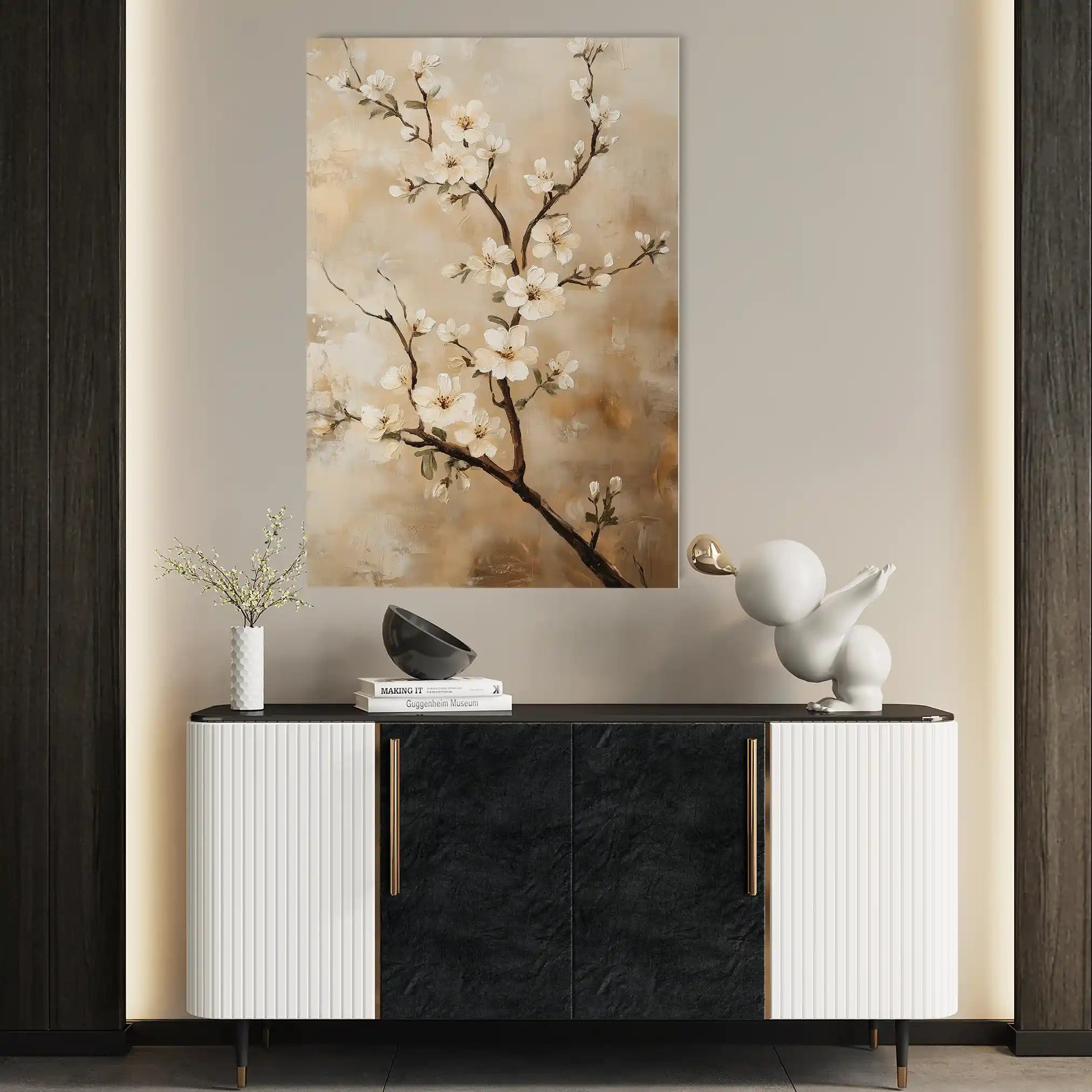 Floral Canvas Wall Art WAD1513-F 90 x 60 cm / Stretched on hidden frame