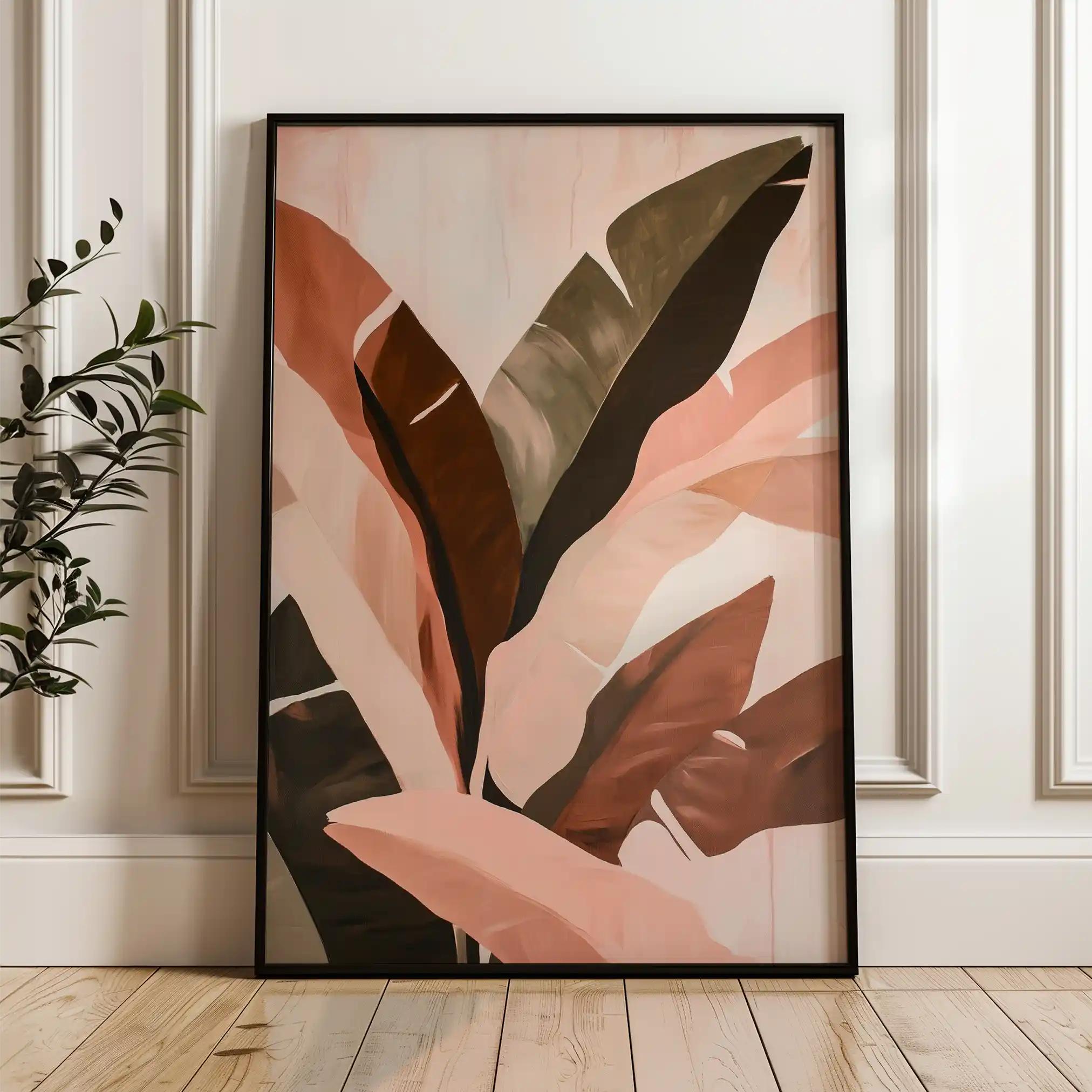 Floral Canvas Wall Art WAD1514-F 90 x 60 cm / Stretched on hidden frame