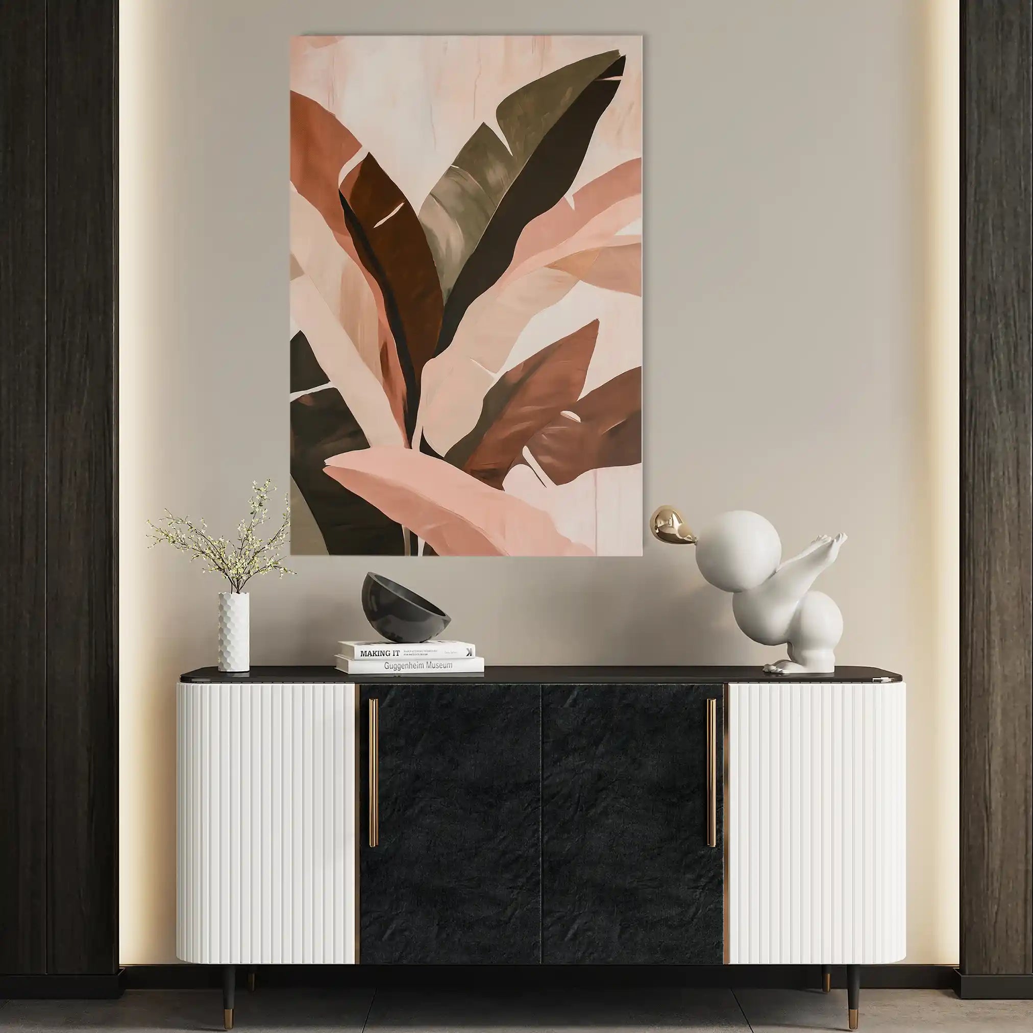 Floral Canvas Wall Art WAD1514-F 90 x 60 cm / Stretched on hidden frame