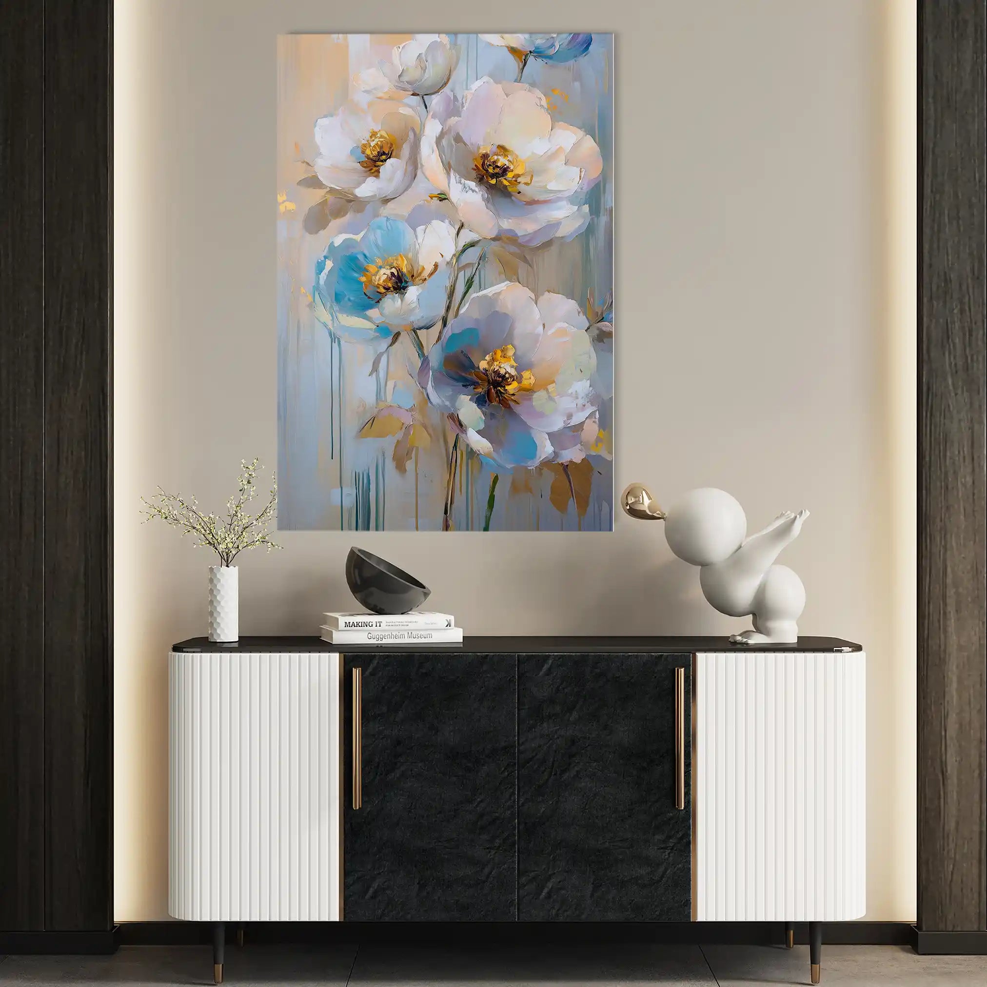 Floral Canvas Wall Art WAD1515-F 90 x 60 cm / Stretched on hidden frame