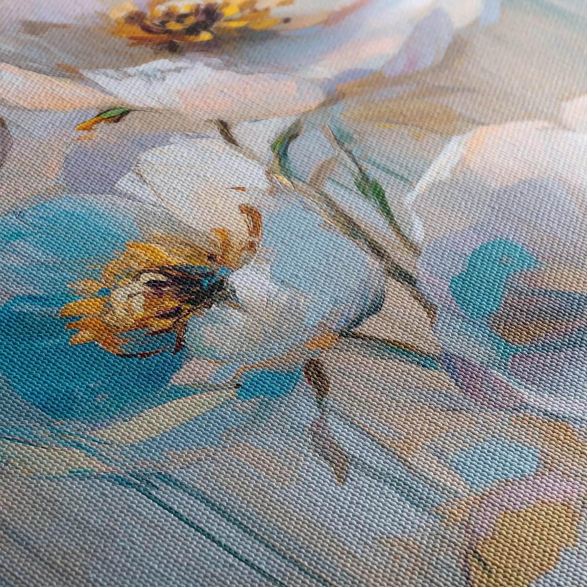 Floral Canvas Wall Art WAD1515-F 90 x 60 cm / Stretched on hidden frame