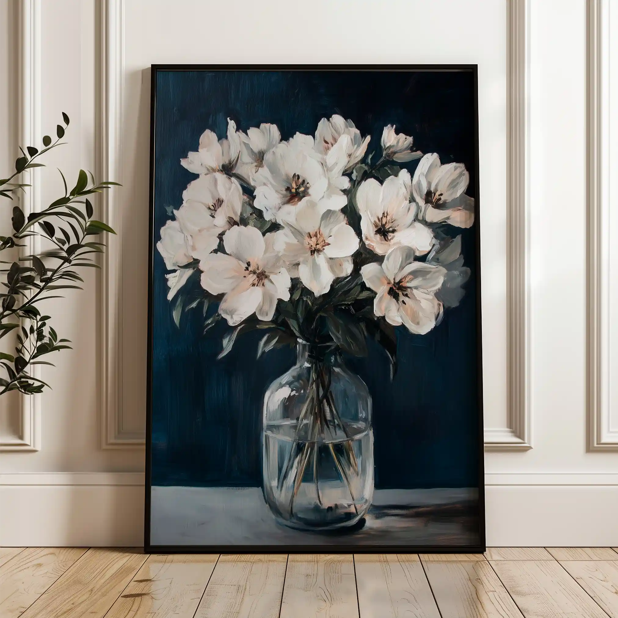 Floral Canvas Wall Art WAD1516-F 90 x 60 cm / Stretched on hidden frame
