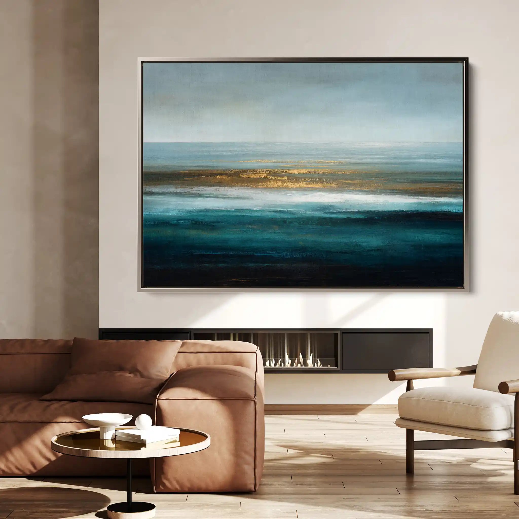 Abstract 1518 Canvas Art 60 x 40 cm / Stretched on hidden frame